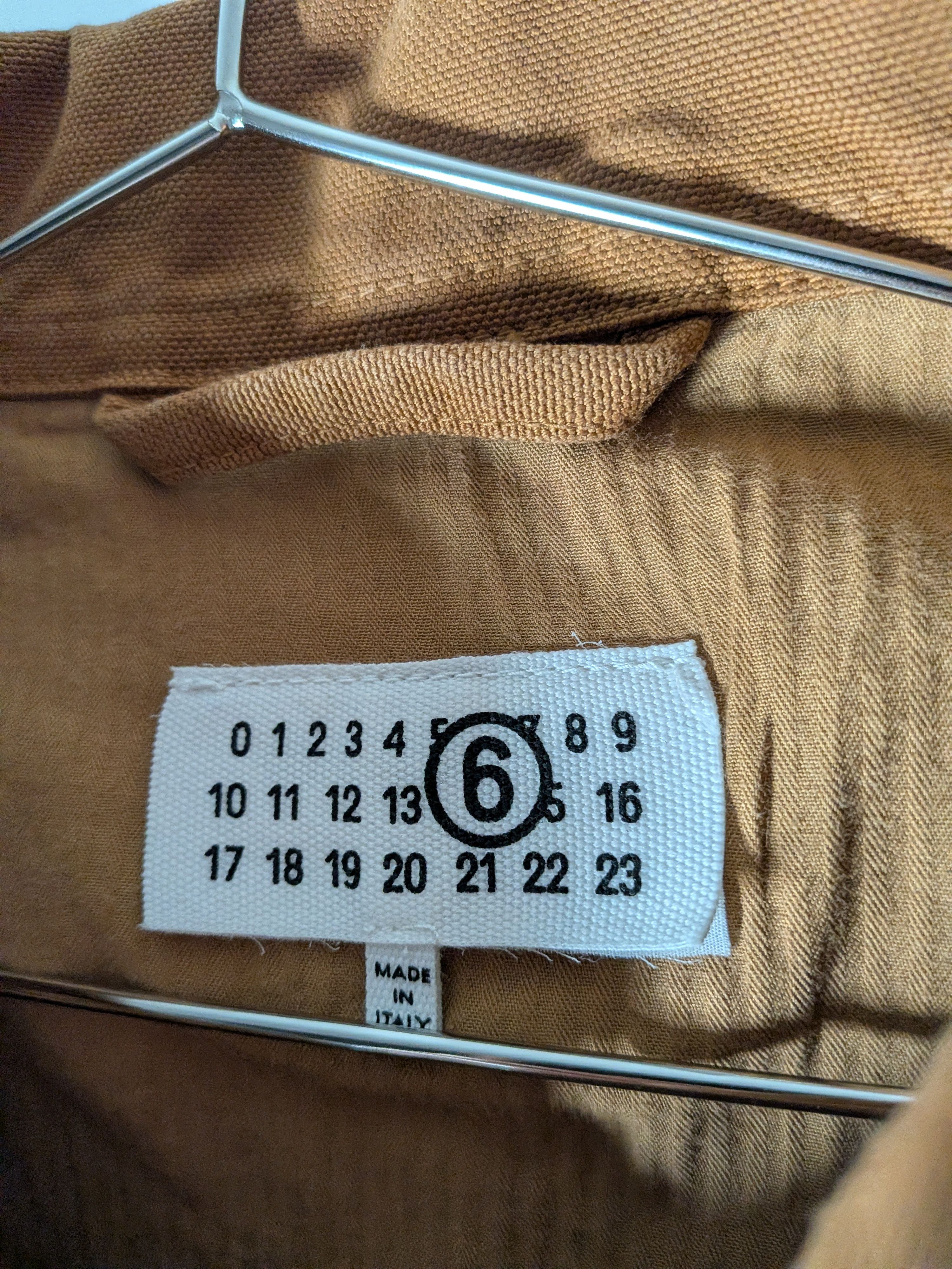 Maison Margiela Maison Margiela MM6 Heavy Canvas Tan Work Jacket Size US M / EU 48-50 / 2 - 4 Thumbnail