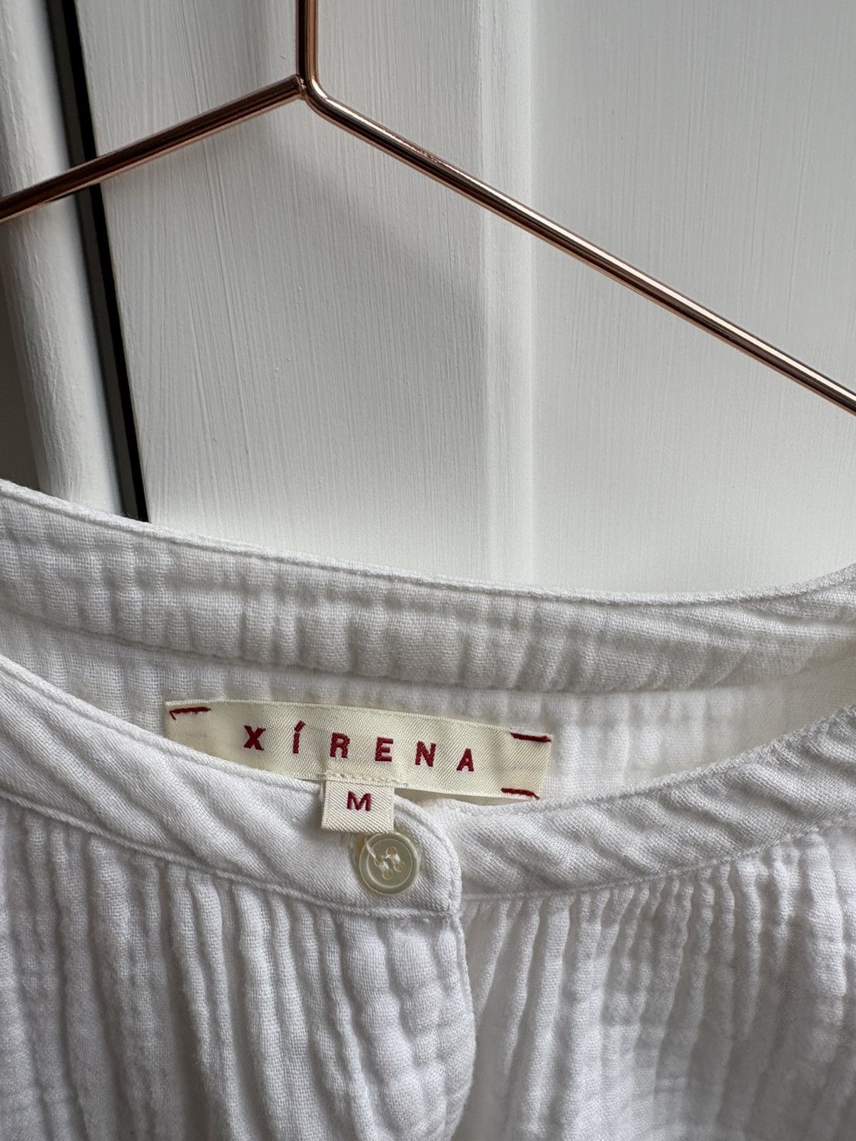 Xirena Medium Classic Xirena White Gauze Button Up Size S / US 4 / IT 40 - 2 Thumbnail