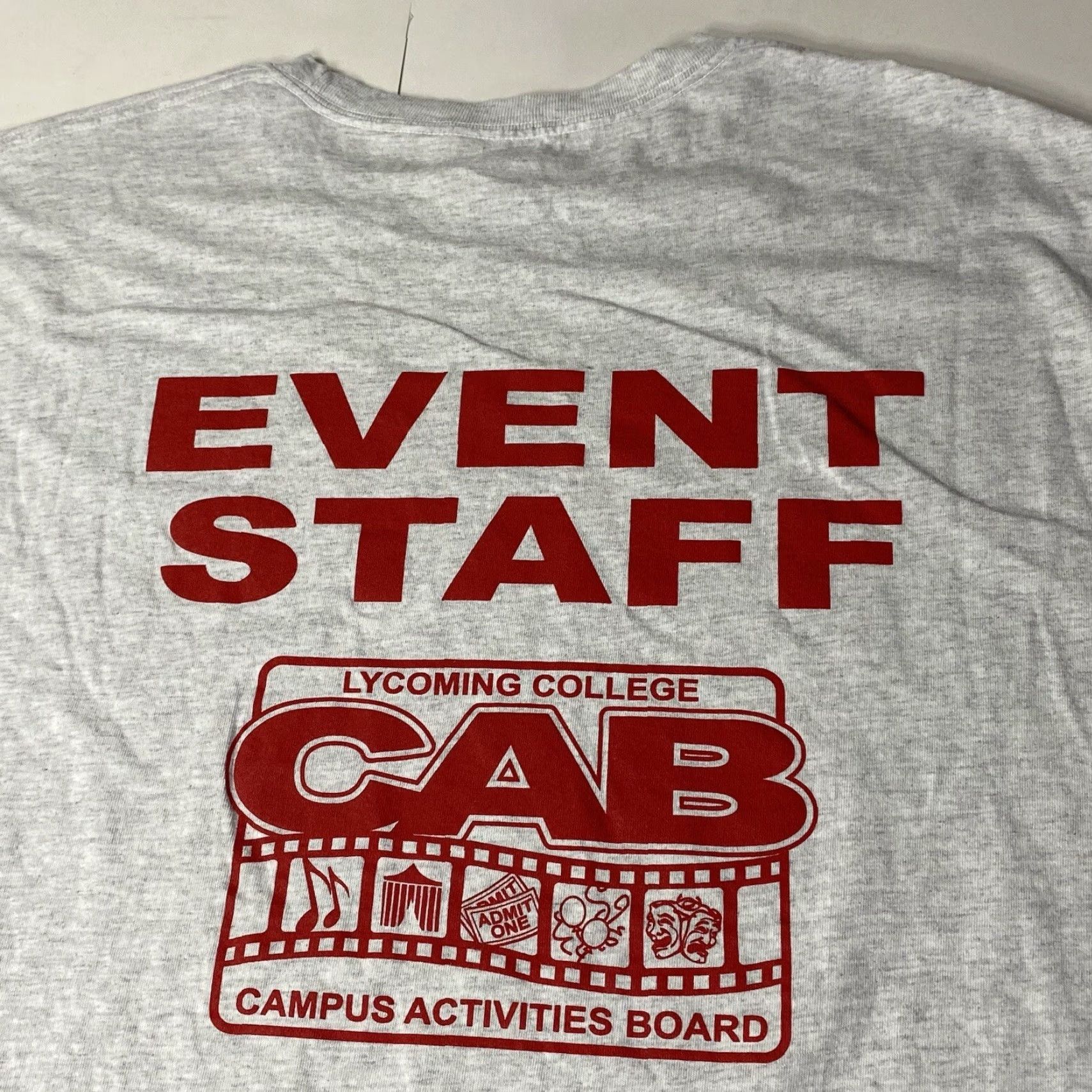 Hanes VINTAGE Hanes T-Shirt Smash Mouth Tour Rock Band EVENT STAFF Unisex Adults XL Gray 2018 Short Sleeve Crew Neck Big & Tall Size US XL / EU 56 / 4 - 3 Thumbnail