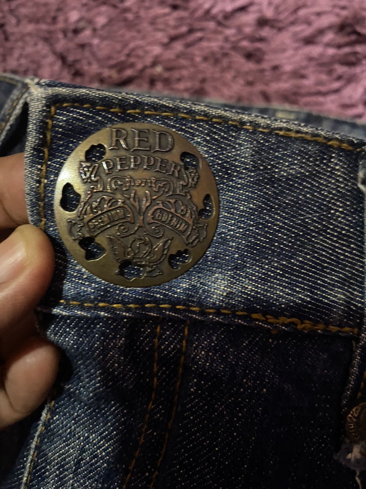 Japanese Brand × Vintage Vintage Redpepper Gold Label Straight Cut Jeans Size US 36 / EU 52 - 7 Thumbnail