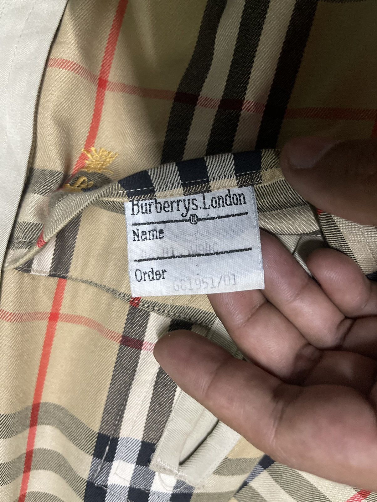 Burberry Vintage Burberry England Nova Check Trench Coat Size US L / EU 52-54 / 3 - 5 Thumbnail