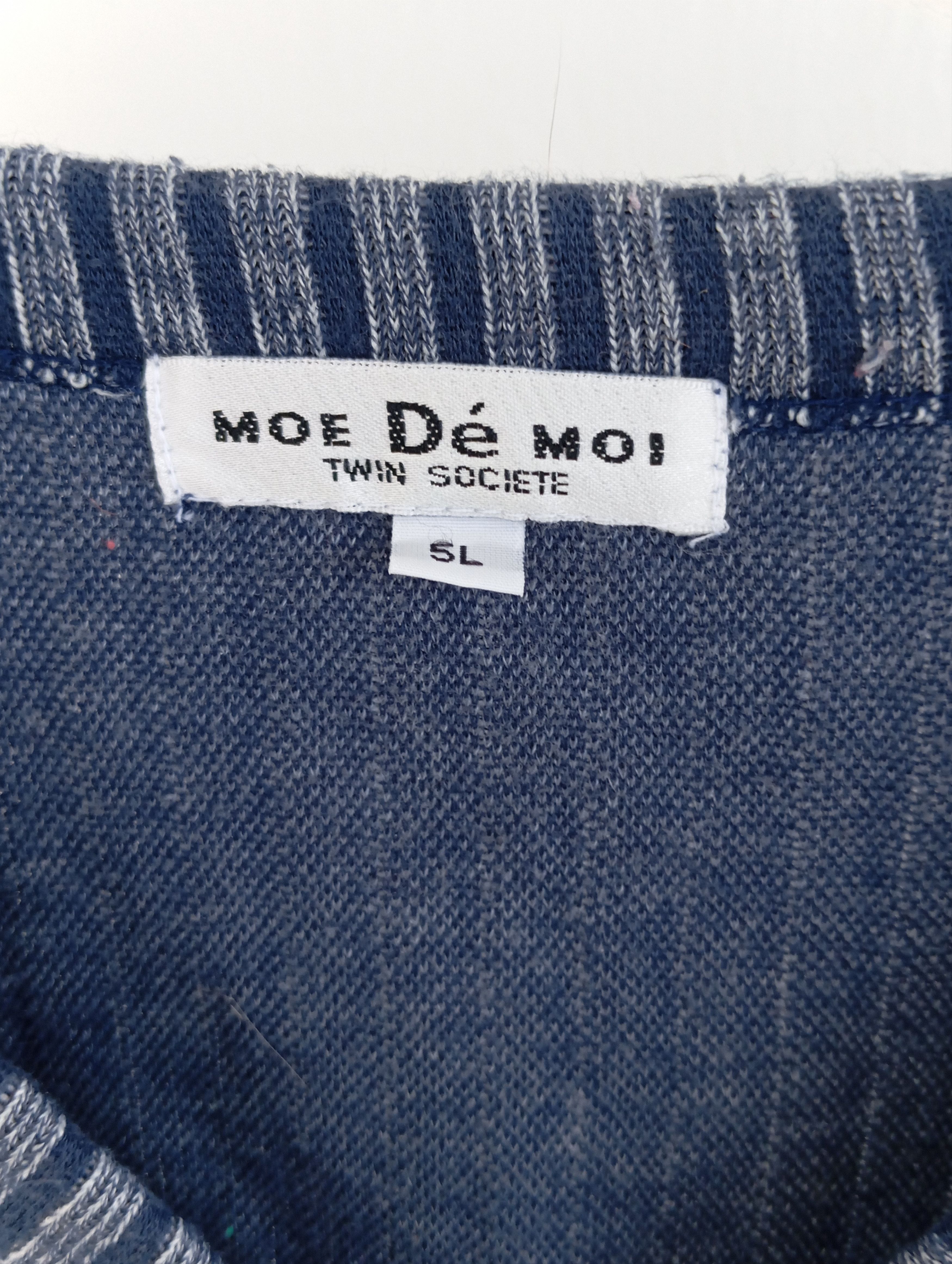 Japanese Brand Mo de Moi outerwear beautiful stripes. Size US L / EU 52-54 / 3 - 3 Thumbnail
