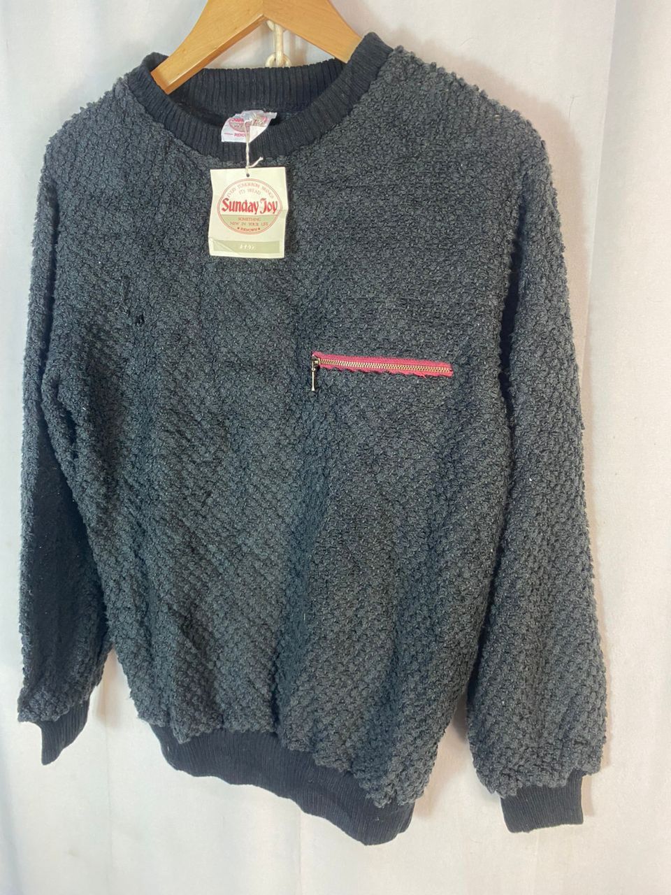 Japanese Brand Vintage Sunday joy knit sweatshirt Size US S / EU 44-46 / 1 - 2 Thumbnail