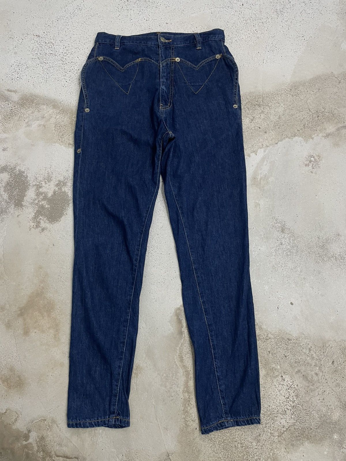Mercibeaucoup Jevous Enprie Drop Crotch Dark Denim