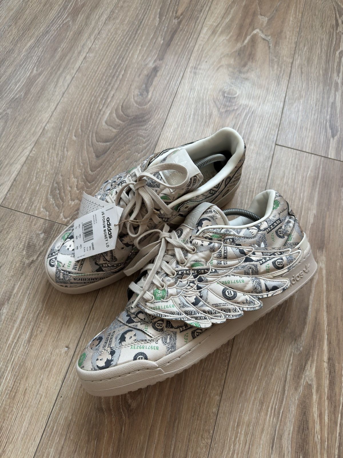 Adidas × Jeremy Scott Adidas x Jeremy Scott Forum Money Dollar Size US 12 / EU 45 - 2 Thumbnail