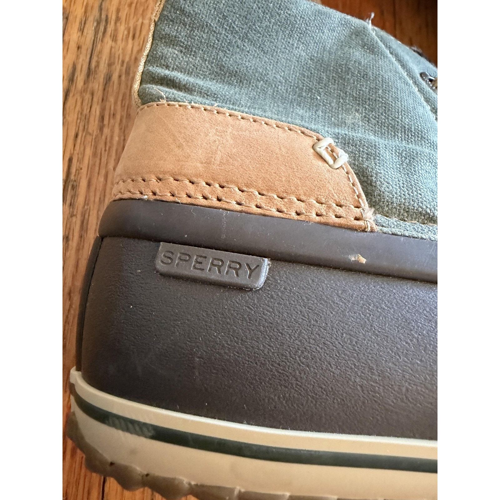 Sperry Sperry Boots Womens Size 8.5 Green Duck Ankle Rain Plaid Size US 6.5 / IT 36.5 - 4 Thumbnail