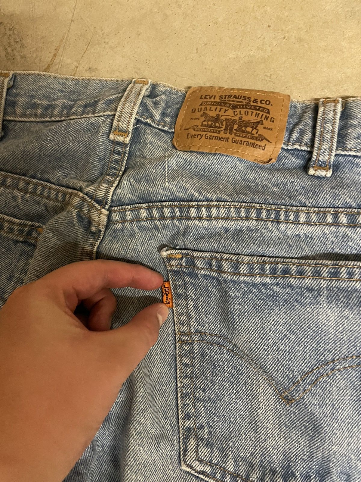 Levi's Vintage Levis Orange Tab Denim Pants 2 Size US 34 / EU 50 - 4 Thumbnail