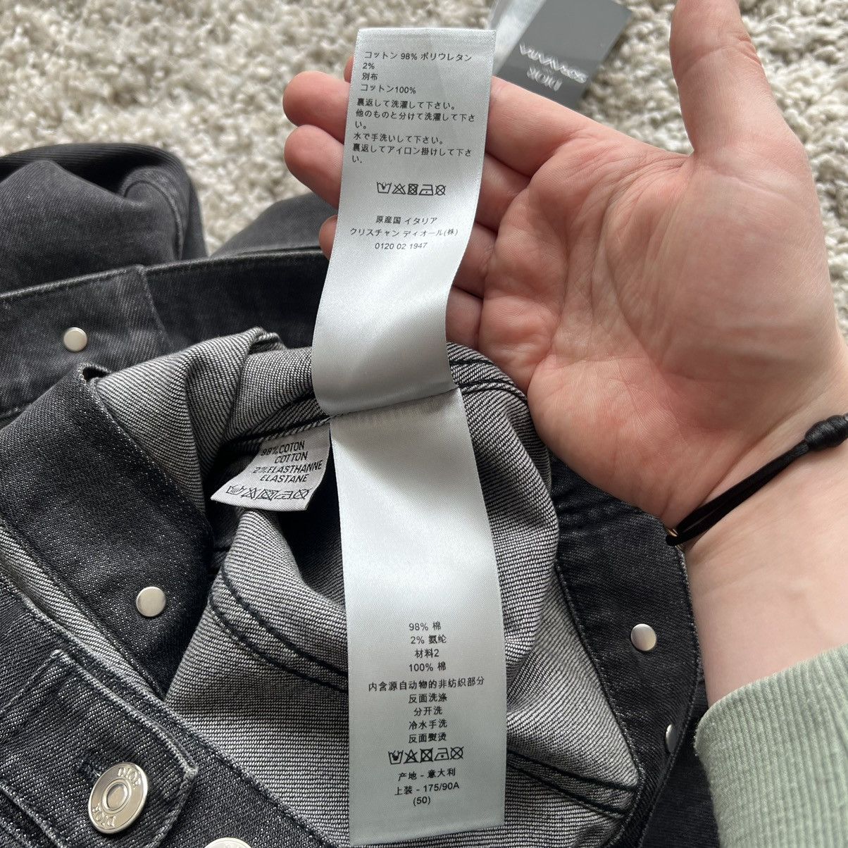 Club Sorayama × Dior christian Dior oblique x sorayama denim jacket black grey 50 Size US M / EU 48-50 / 2 - 3 Thumbnail