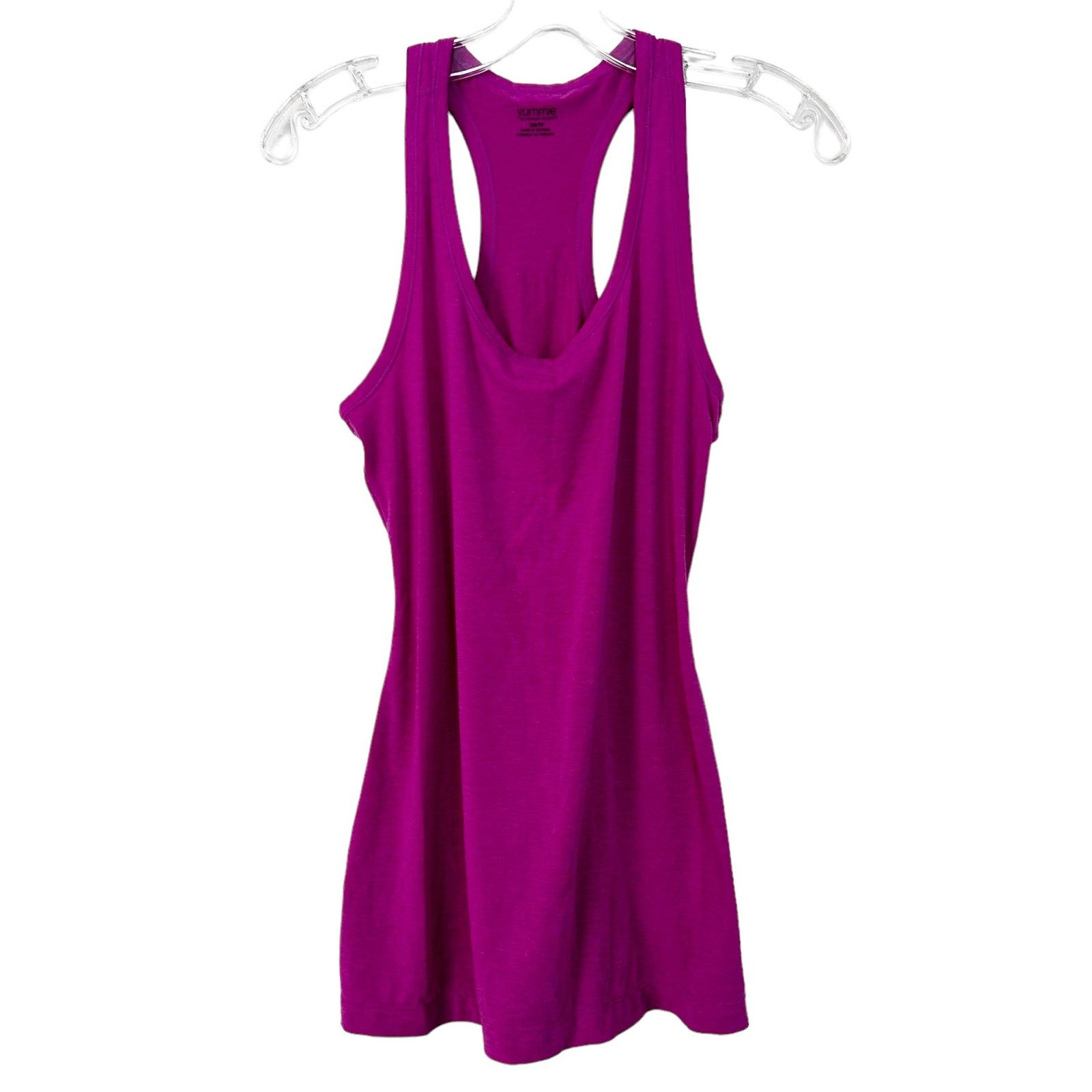 Other Yummie by Heather Thomson Pink Racerback Tank Top Sz XS Size XS / US 0-2 / IT 36-38 - 4 Thumbnail