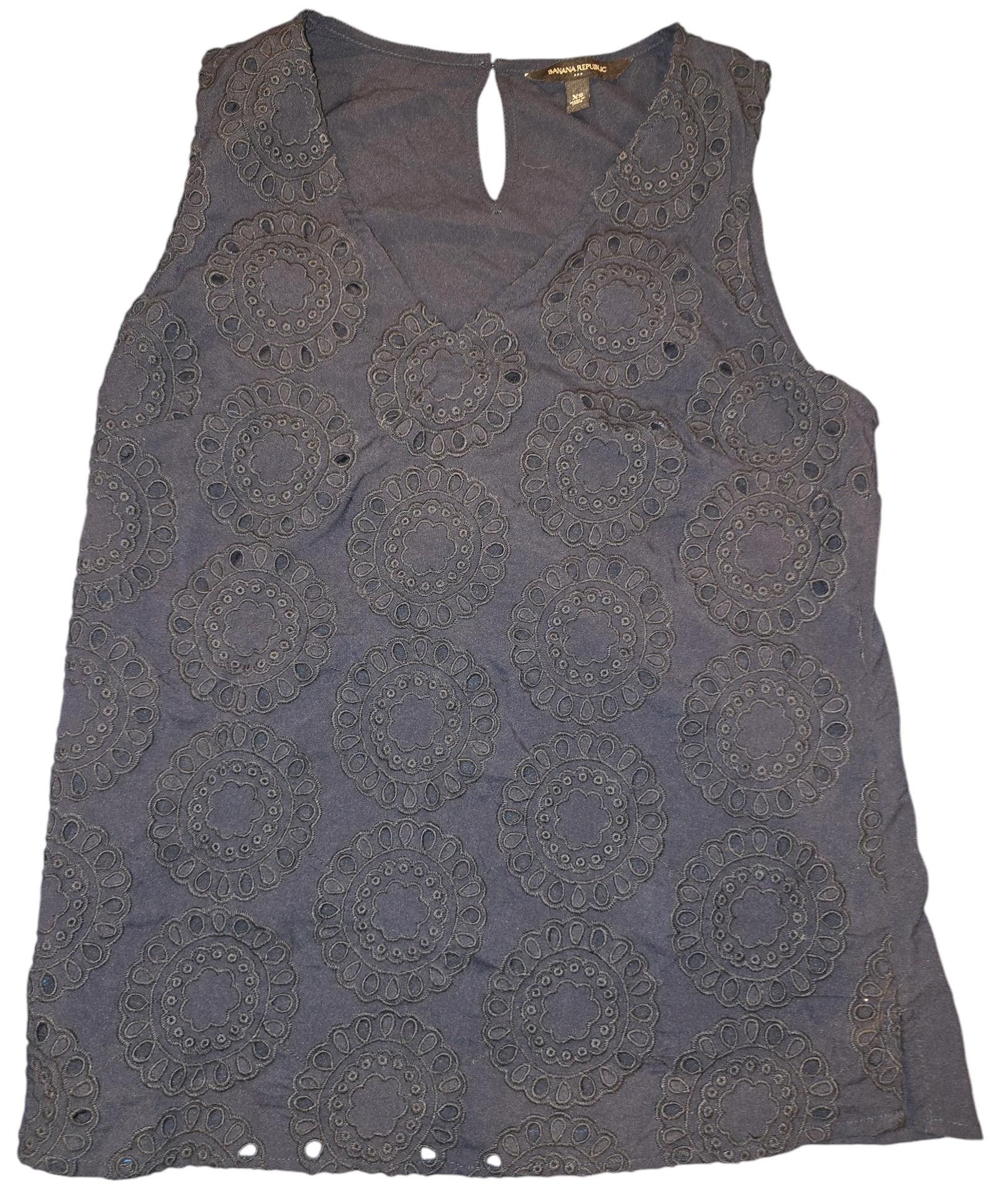 Banana Republic Elegant Black Lace with Intricate Embroidery Size XS / US 0-2 / IT 36-38 - 3 Thumbnail