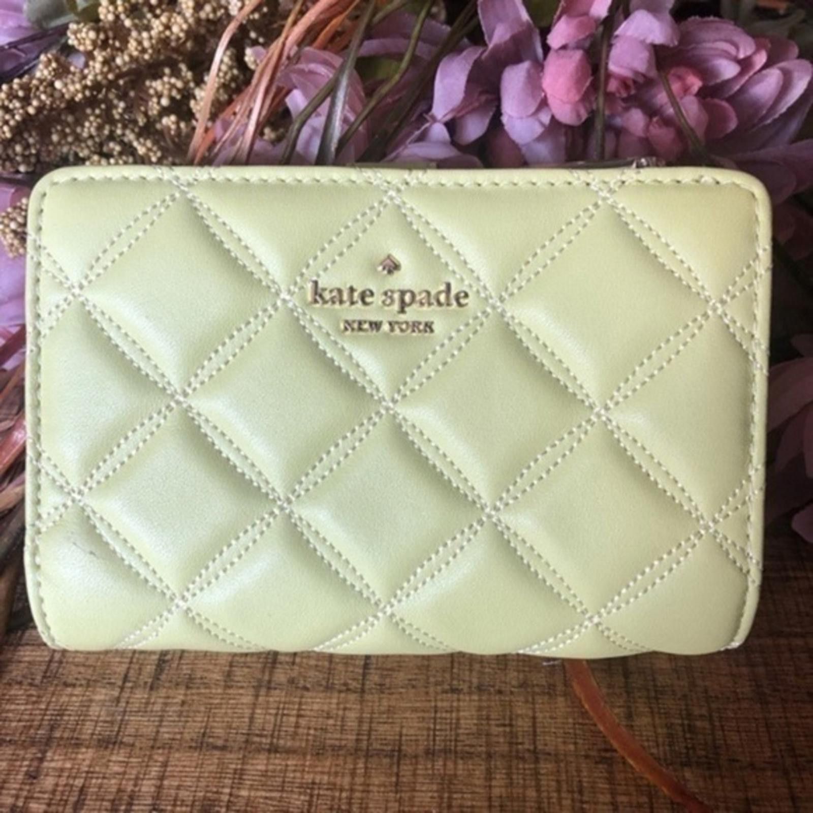 Designer Kate Spade Quilted Retro Wallet NWT Size ONE SIZE - 1 Thumbnail