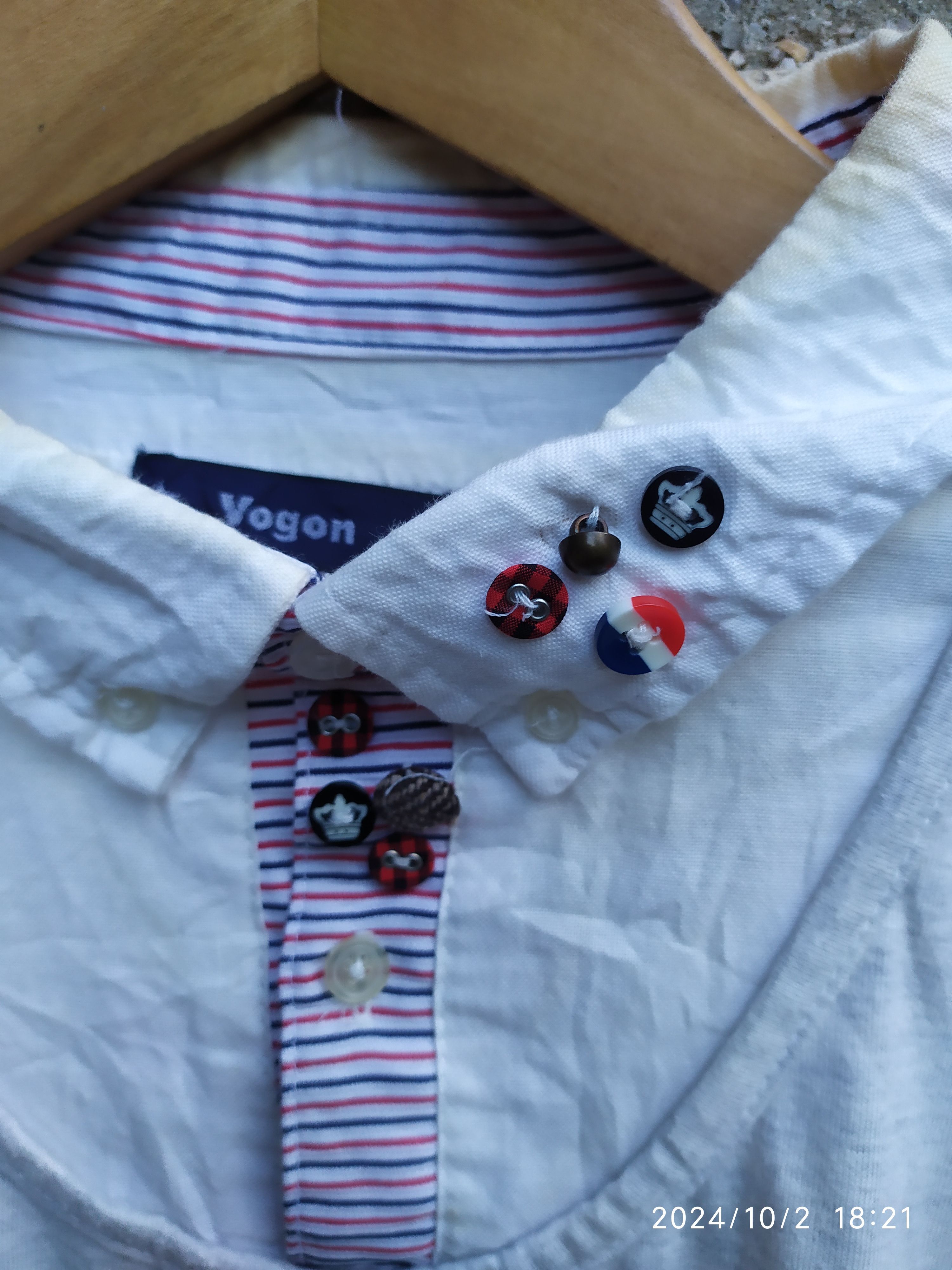 If Six Was Nine × Japanese Brand × Le Grande Bleu (L.G.B.) VintageJapanese Vogon Double Layered Shirt Size US L / EU 52-54 / 3 - 3 Thumbnail