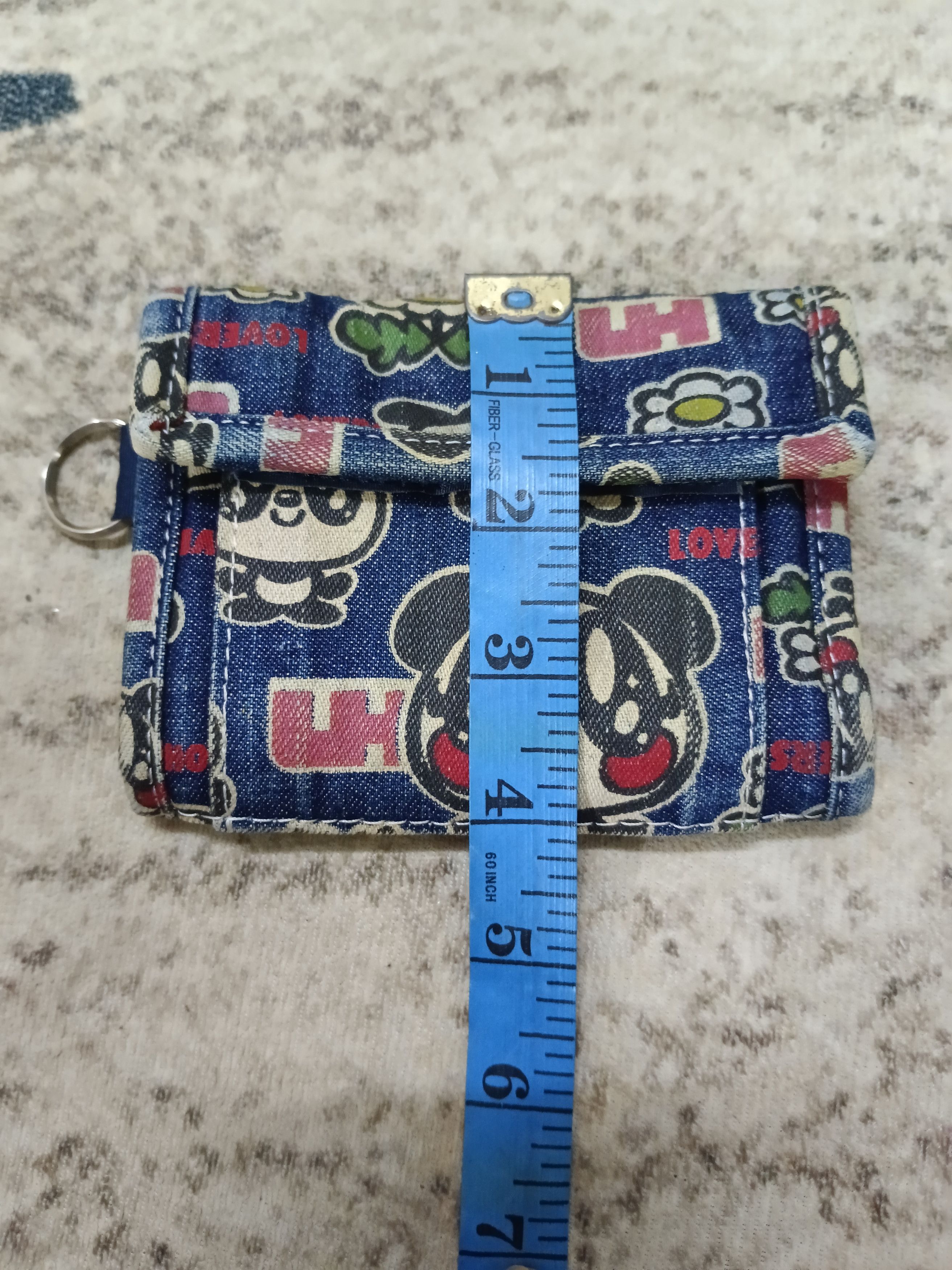 Super Lovers LOVER HOUSE DENIM FULLPRINT WALLET Size ONE SIZE - 2 Thumbnail