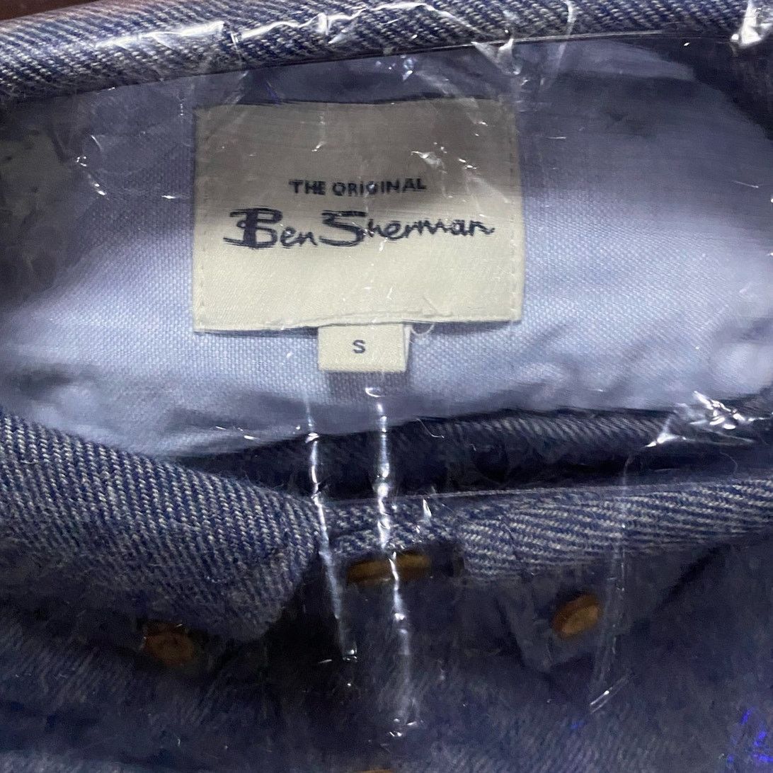 Ben Sherman Ben Sherman Mod/Classic Fit Blue Chambray Button Down Shirt Size US S / EU 44-46 / 1 - 8 Thumbnail