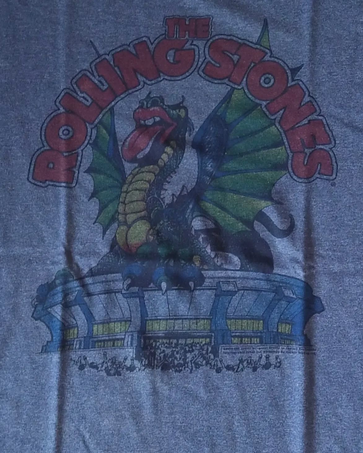 Band Tees × Vintage Vintage The Rolling Stones Dragon Art 2005 Y2K Band Tees Size US M / EU 48-50 / 2 - 3 Thumbnail