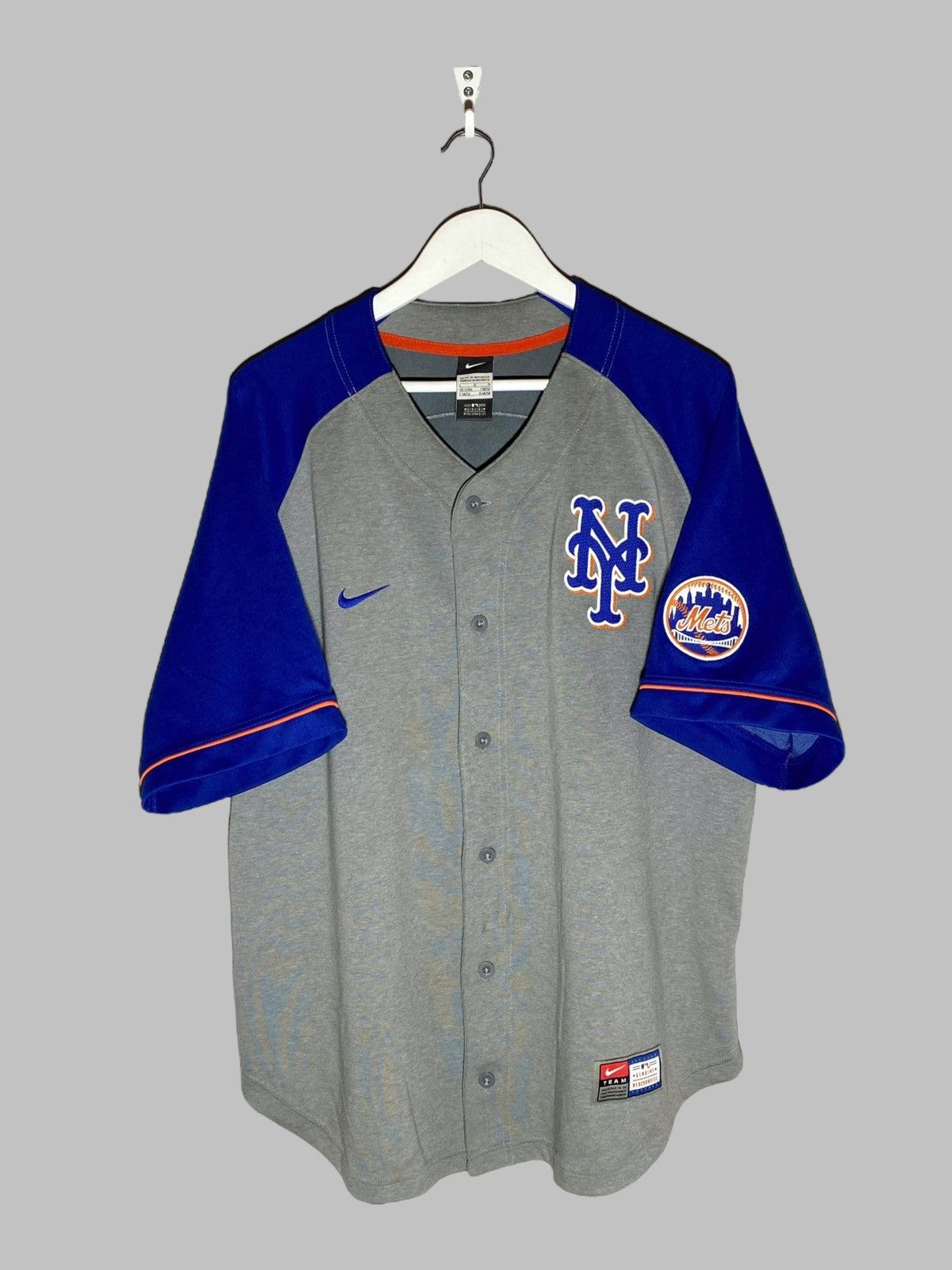 Nike Nike New York Mets David Wright #5 Gray Baseball Jersey Size US L / EU 52-54 / 3 - 2 Thumbnail