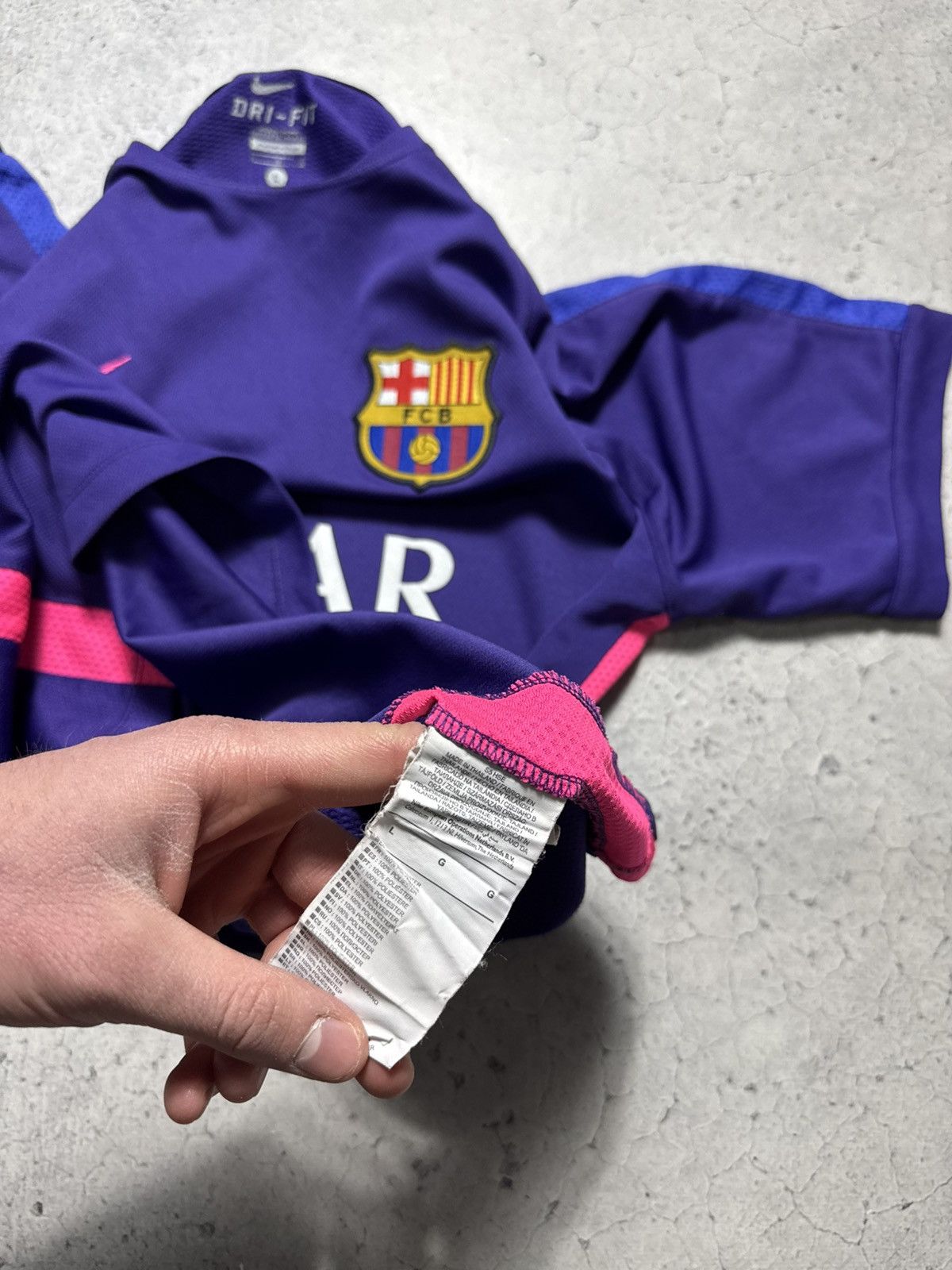 Nike Nike FC Barcelona Training Soccer Jersey Shirt FCB Size US L / EU 52-54 / 3 - 8 Thumbnail