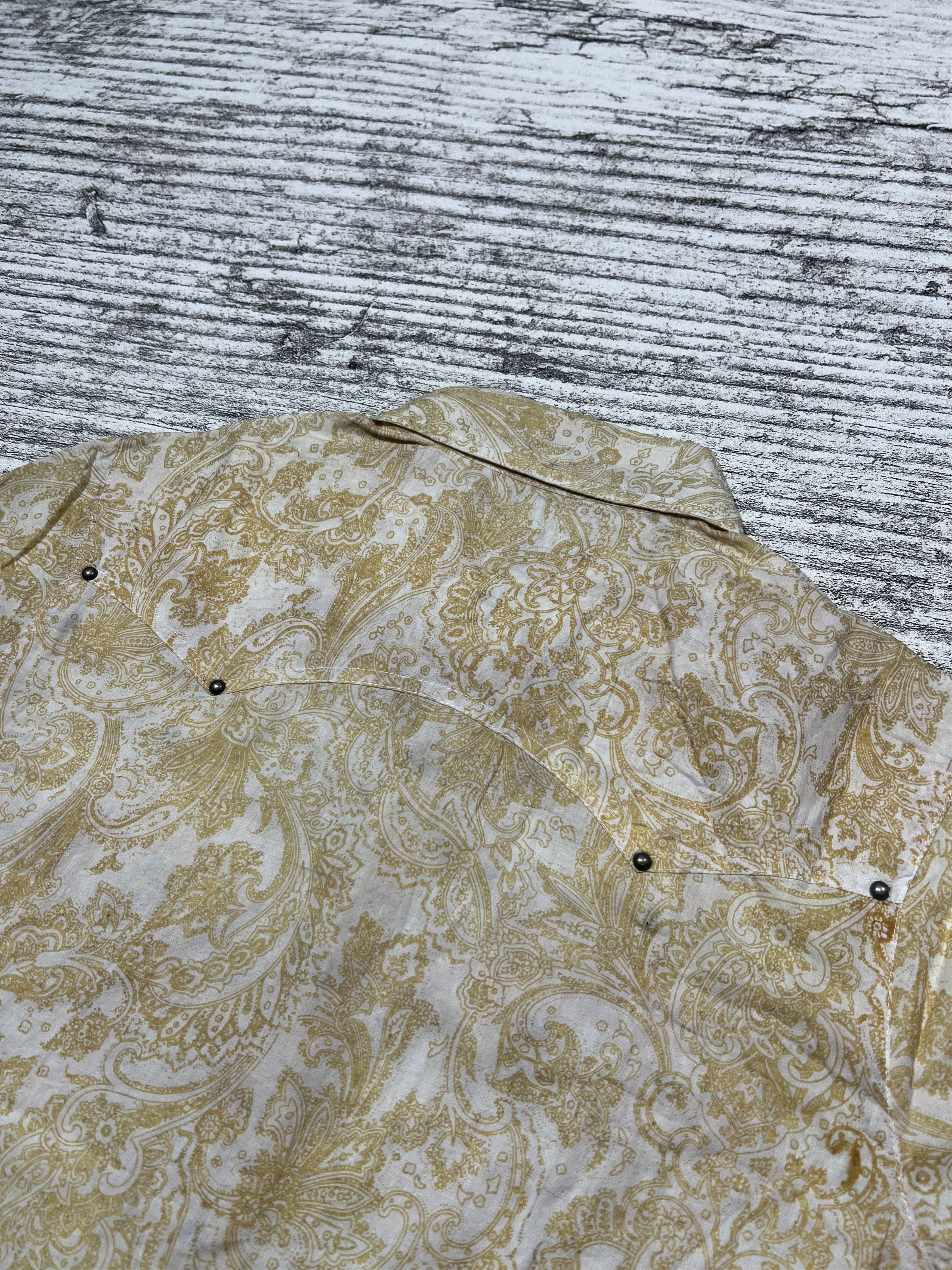 In The Attic 2000s In The Attic Paisley Western Snap Shirt y2k Lgb Ifsix Size US M / EU 48-50 / 2 - 4 Thumbnail
