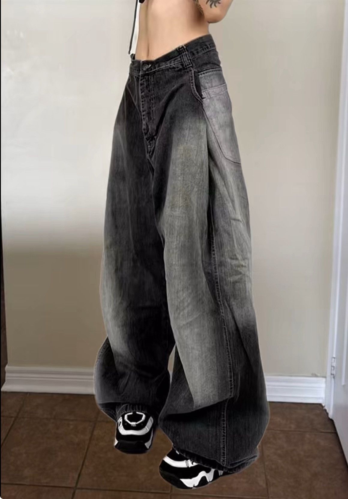 Other Low waist denim jeans acid washed Size US 30 / EU 46 - 2 Thumbnail