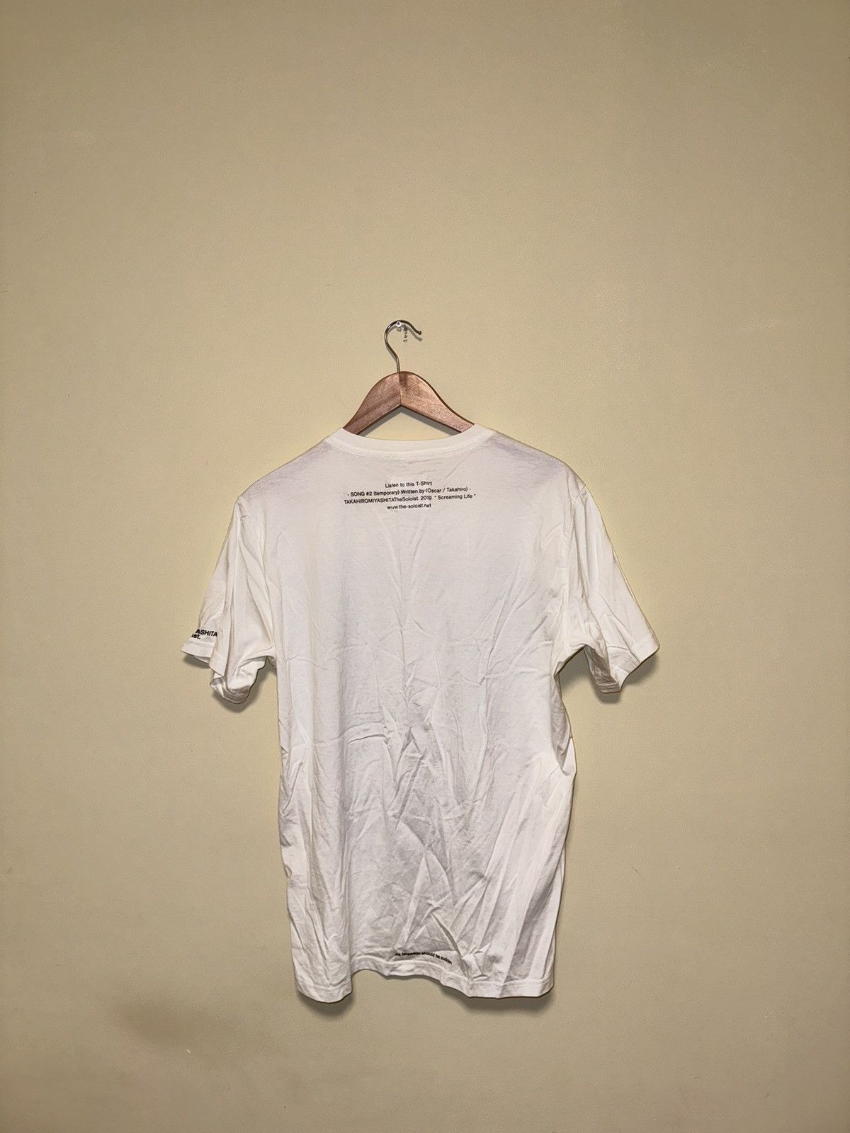 TAKAHIROMIYASHITA THESOLOIST. White Charles Peterson T-Shirt