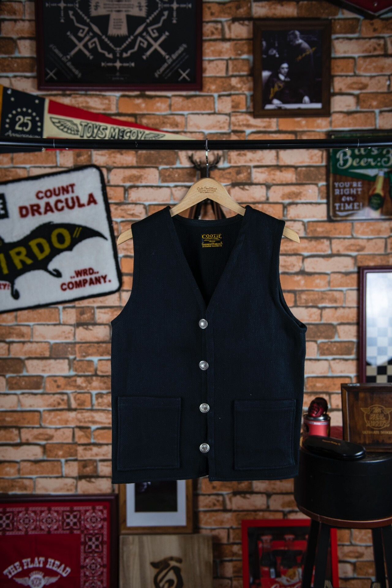 Japanese Brand Cootie Heavy Duty Vest in Black Size US M / EU 48-50 / 2 - 1 Thumbnail
