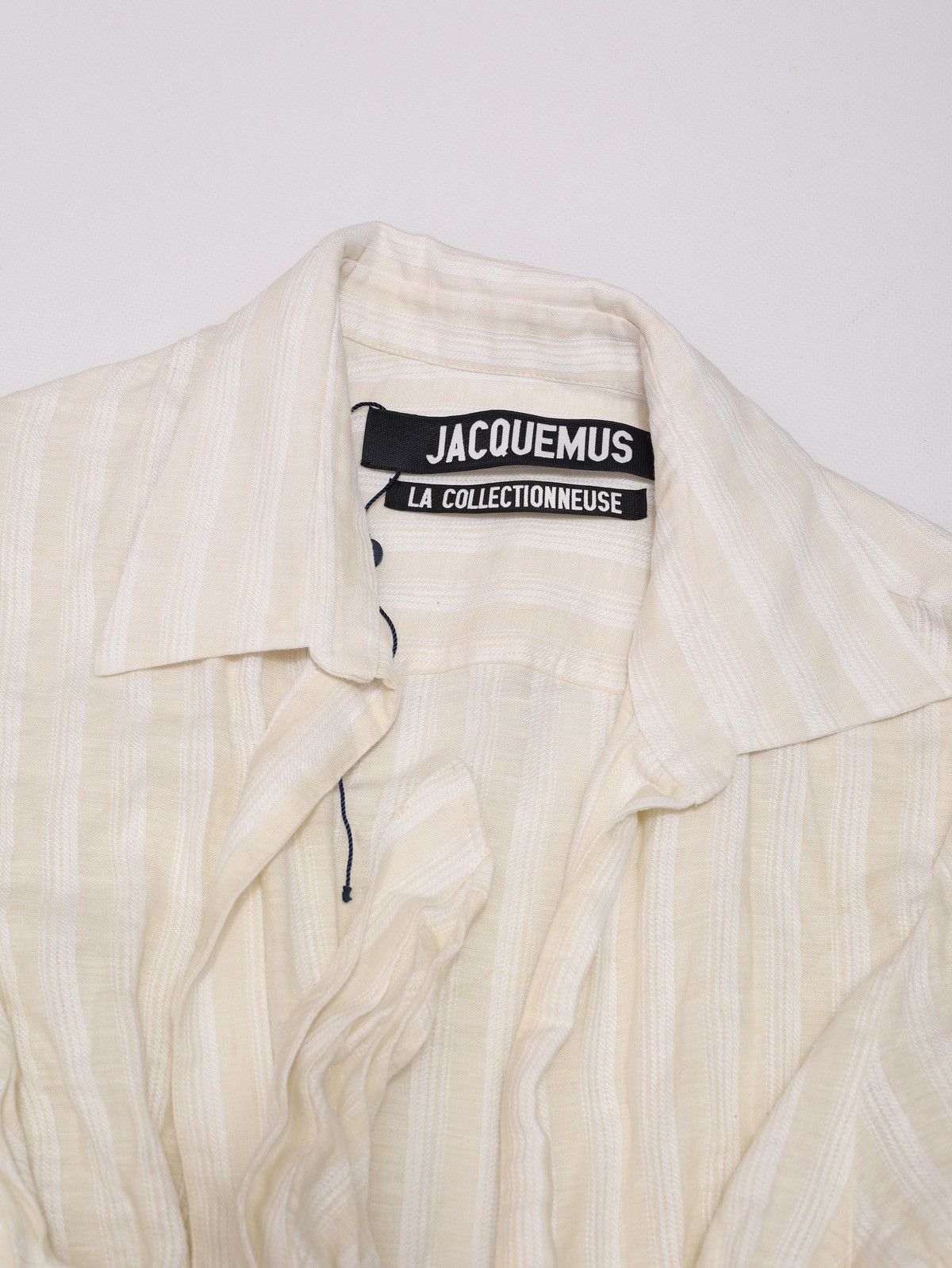 Jacquemus Jacquemus Bahia La Collectionneuse Linen Shirt Top Striped Size XS / US 0-2 / IT 36-38 - 8 Thumbnail