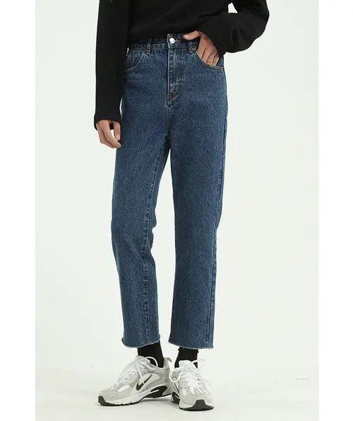 Japanese Brand × Jean Pants Vintage loose straight leg cropped jeans Size US 30 / EU 46 - 3 Thumbnail