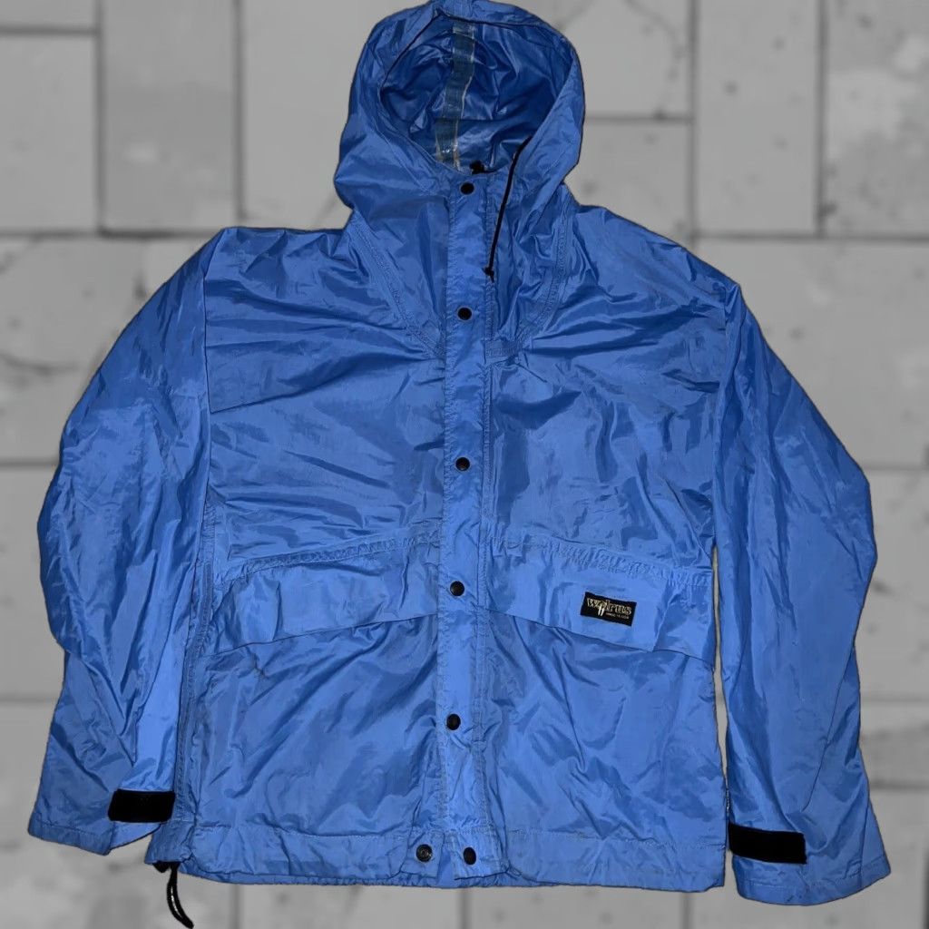 Vintage VINTAGE Walrus Rain Coat Men XS Blue USA Outer Shell Waterproof 90s Made in USA Size US XS / EU 42 / 0 - 1 Thumbnail