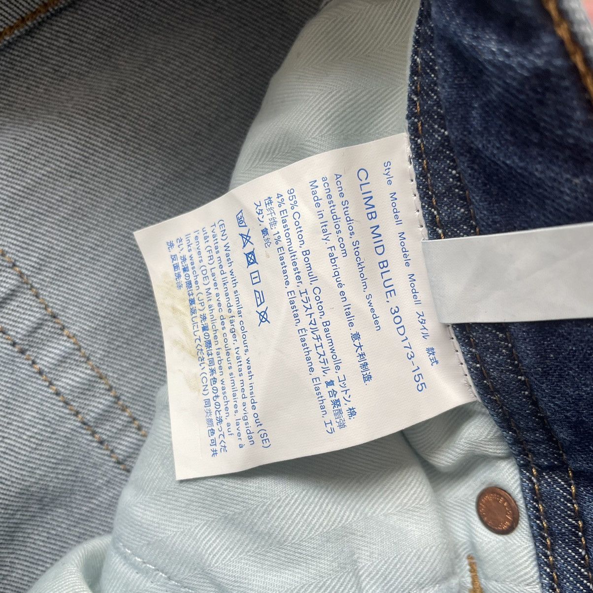 Acne Studios Acne Studios Blå Konst Climb Mid Blue Jeans Size 25" / US 0 / IT 36 - 8 Thumbnail