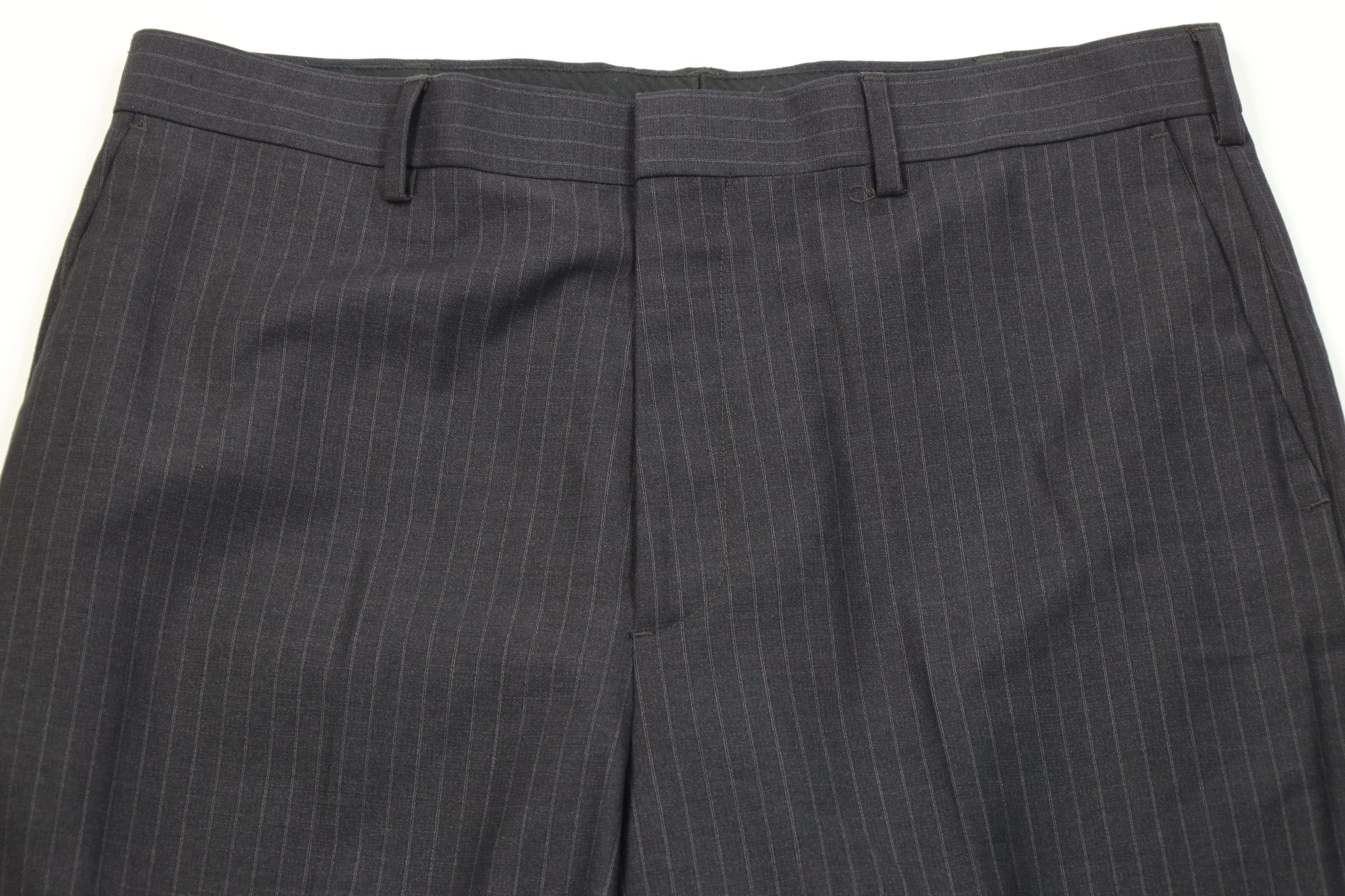 Vintage Vintage 90s Streetwear Blend Striped Wide Leg Chino Pants Size US 36 / EU 52 - 2 Thumbnail