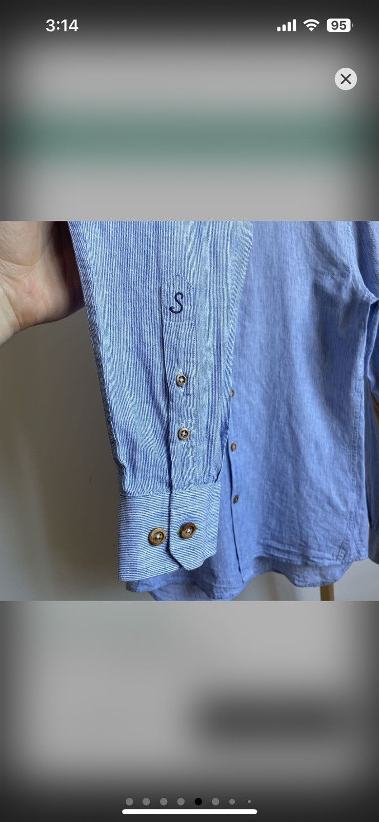 Oliver Sweeney Oliver Sweeney Linen/Cotton Pinstripe Shirt Size S Size US S / EU 44-46 / 1 - 6 Thumbnail