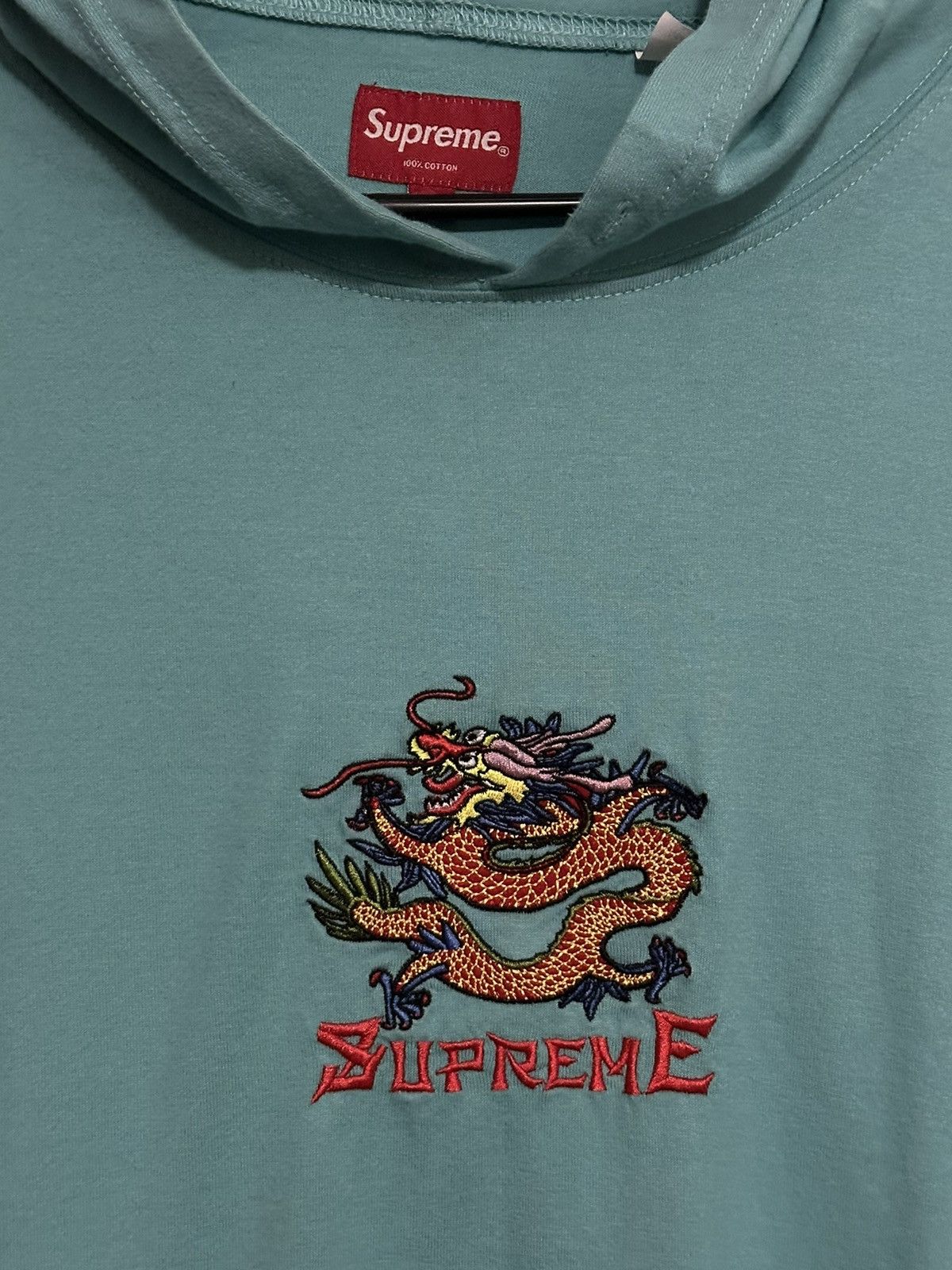 Supreme Supreme Dragon Hooded L/S Top Tee Size US XL / EU 56 / 4 - 2 Thumbnail