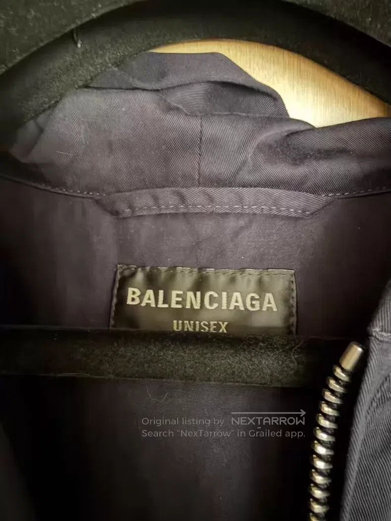 Balenciaga Balenciaga Solid Color Hooded Zip-Up Straight Sleeve Long Size US XS / EU 42 / 0 - 3 Thumbnail