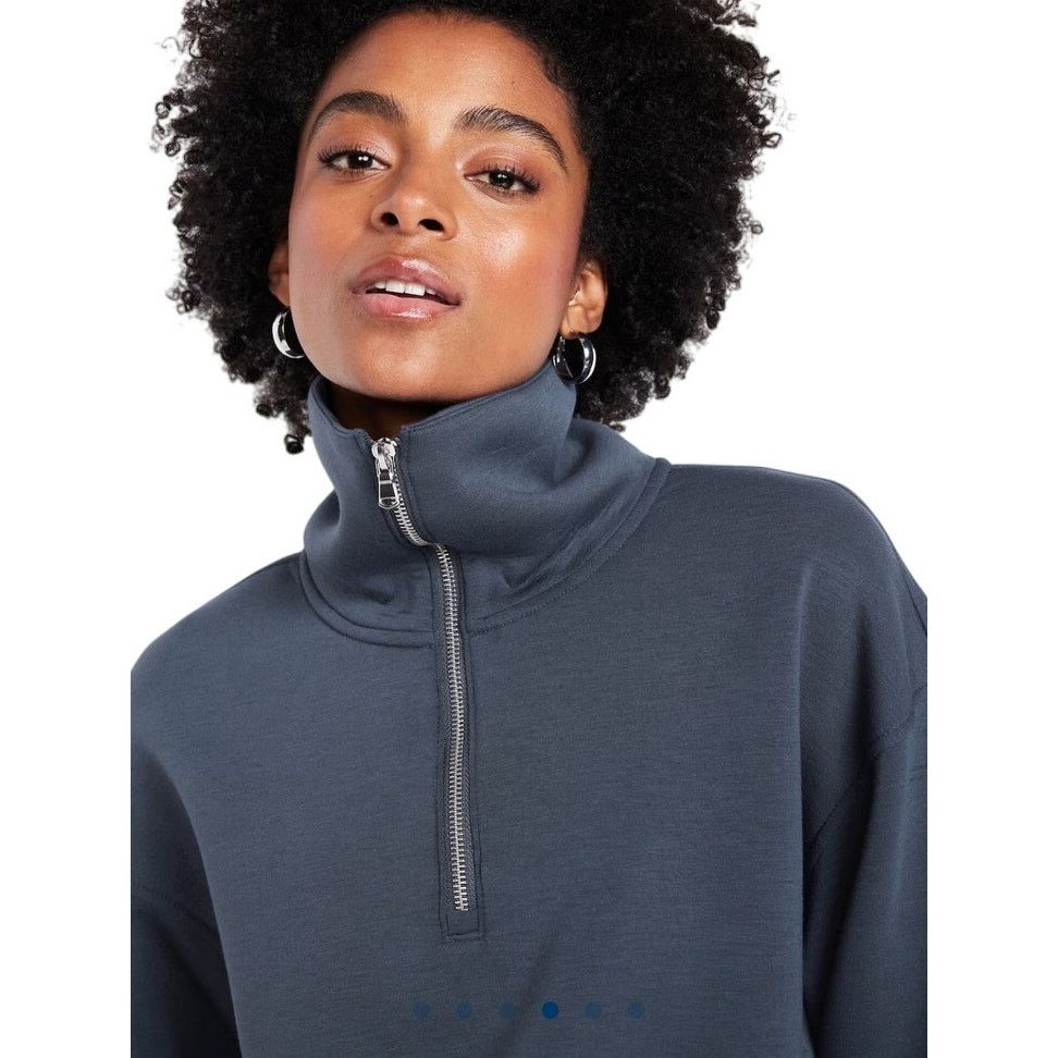 Old Navy Half Zip Bounce Fleece Pullover with joggers Size medium Size 30" / US 8 / IT 44 - 11 Thumbnail