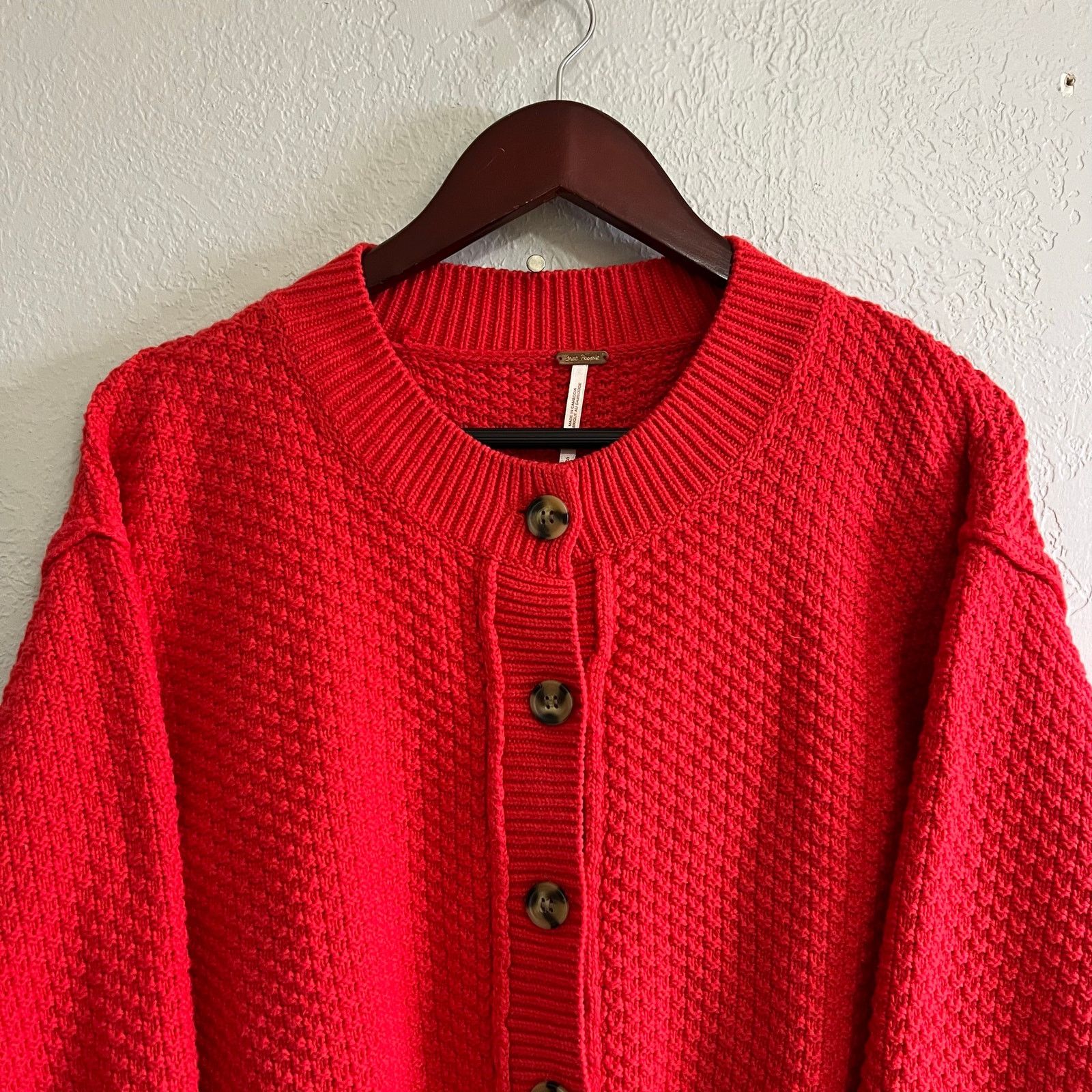 Free People Free People Textured Knit Cropped Cardigan Sweater Women's S Size S / US 4 / IT 40 - 11 Thumbnail