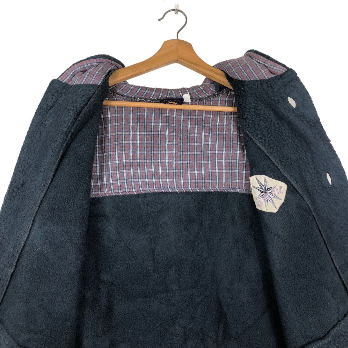 Japanese Brand Vintage Biotribe Made in Usa Fleece Jacket Skate Streetwear Size US M / EU 48-50 / 2 - 14 Thumbnail