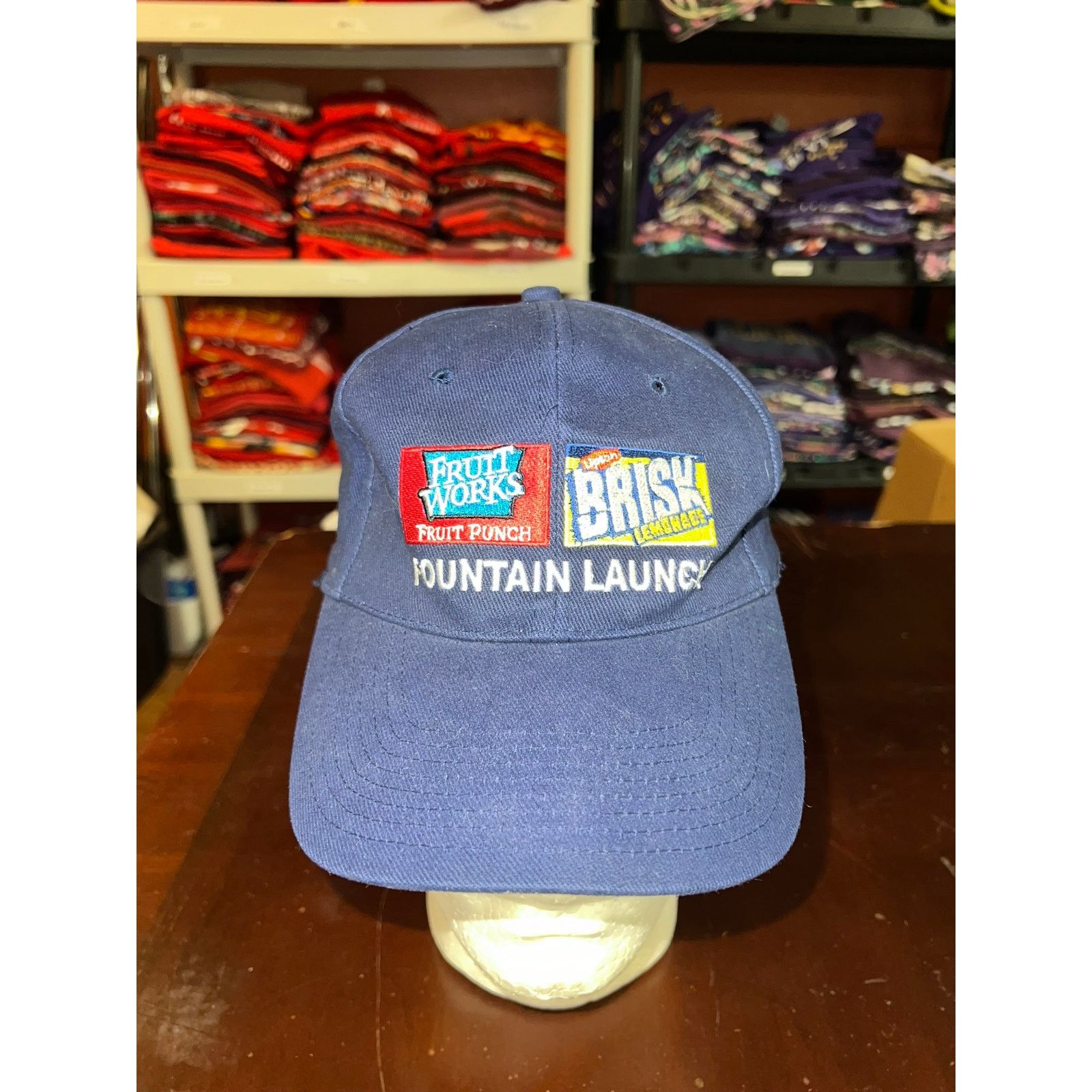 Vintage Vintage Brisk Lemonade Hat Fruit Works Punch Lipton Cap Size ONE SIZE - 2 Thumbnail