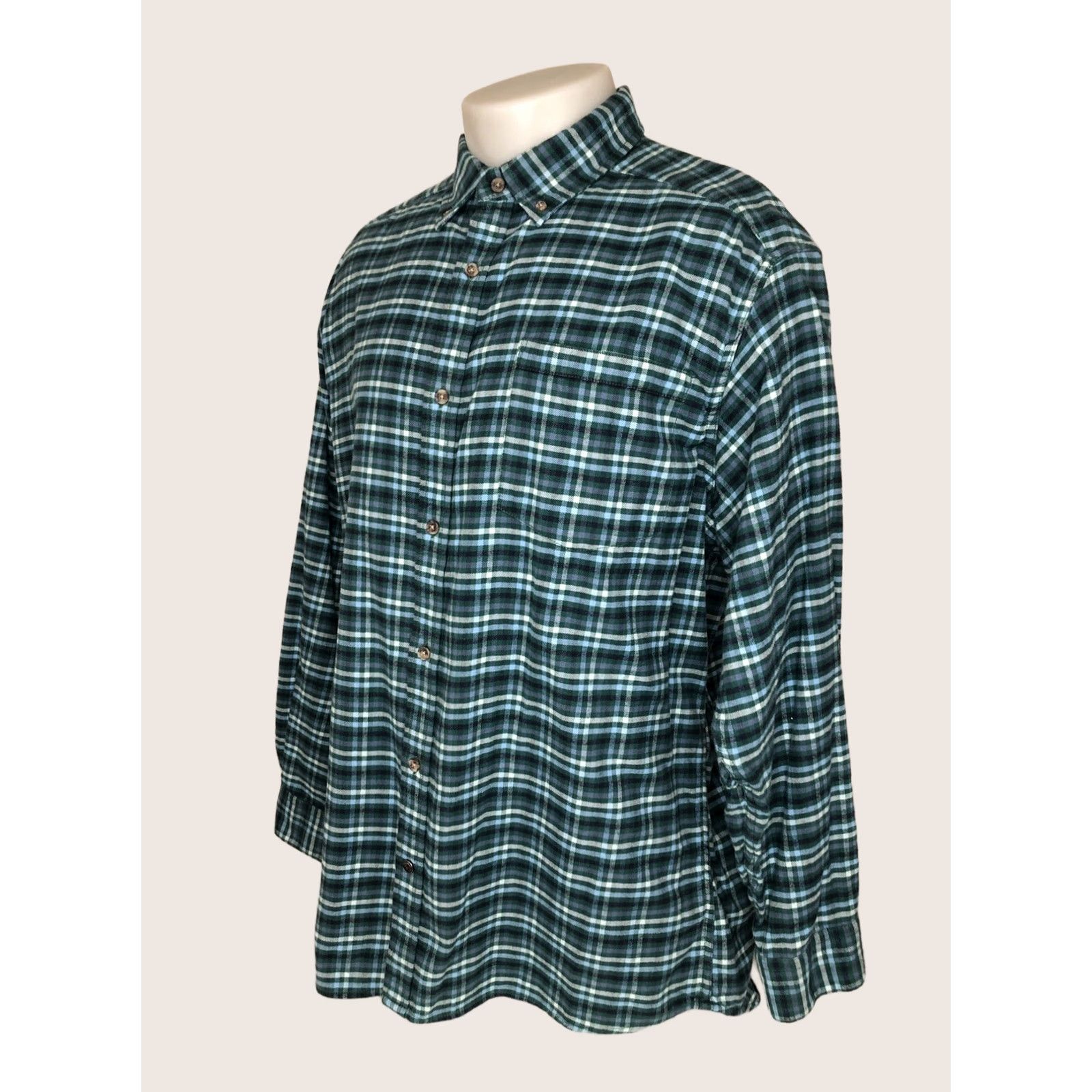 Mountain Khakis MOUNTAIN KHAKIS - Embroidered Plaid Check Mens Lg. FLANNEL Shirt Size US L / EU 52-54 / 3 - 1 Thumbnail