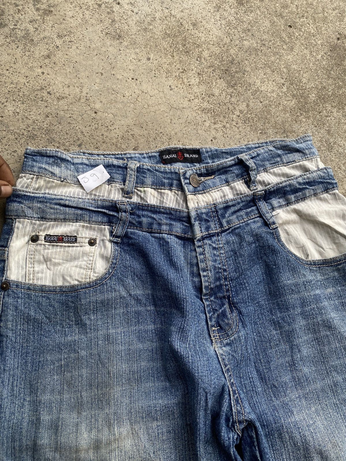Beauty Beast × Japanese Brand Vintage hamai brand flare denim pant Size US 32 / EU 48 - 10 Thumbnail