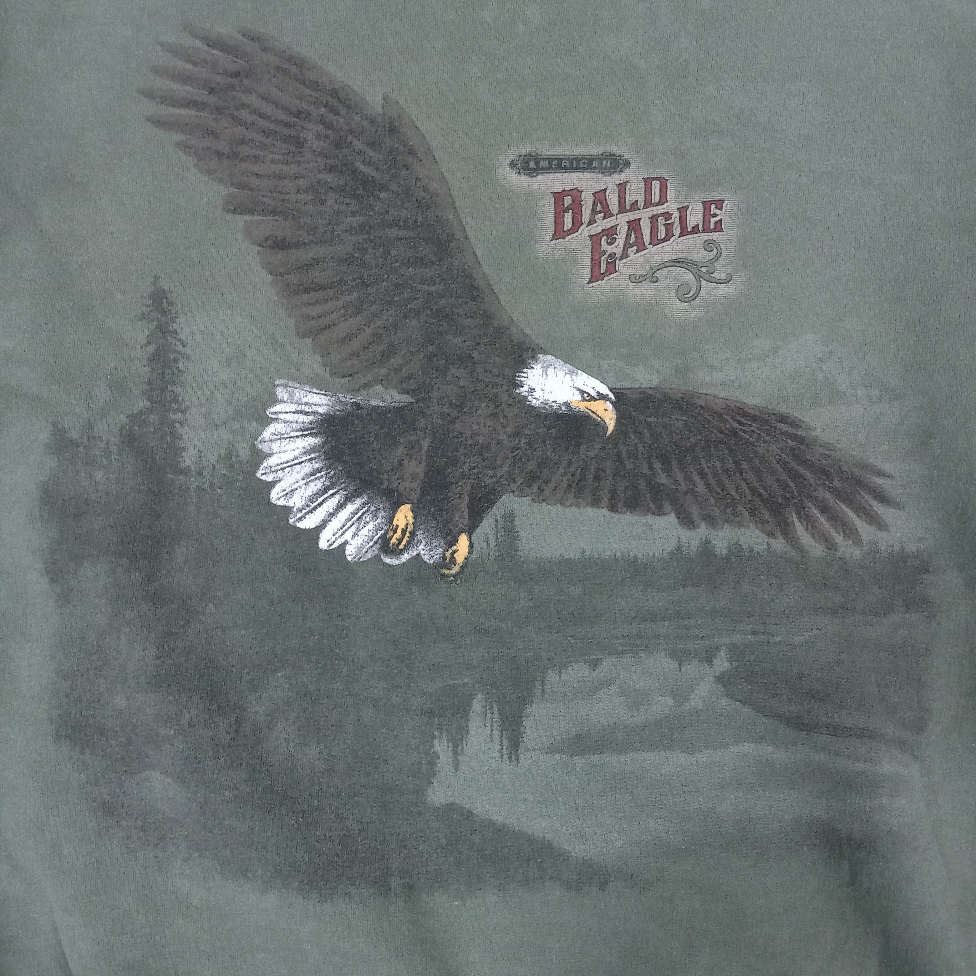 Vintage American Bald Eagle Animal Habitat Sweatshirt Size US L / EU 52-54 / 3 - 2 Thumbnail