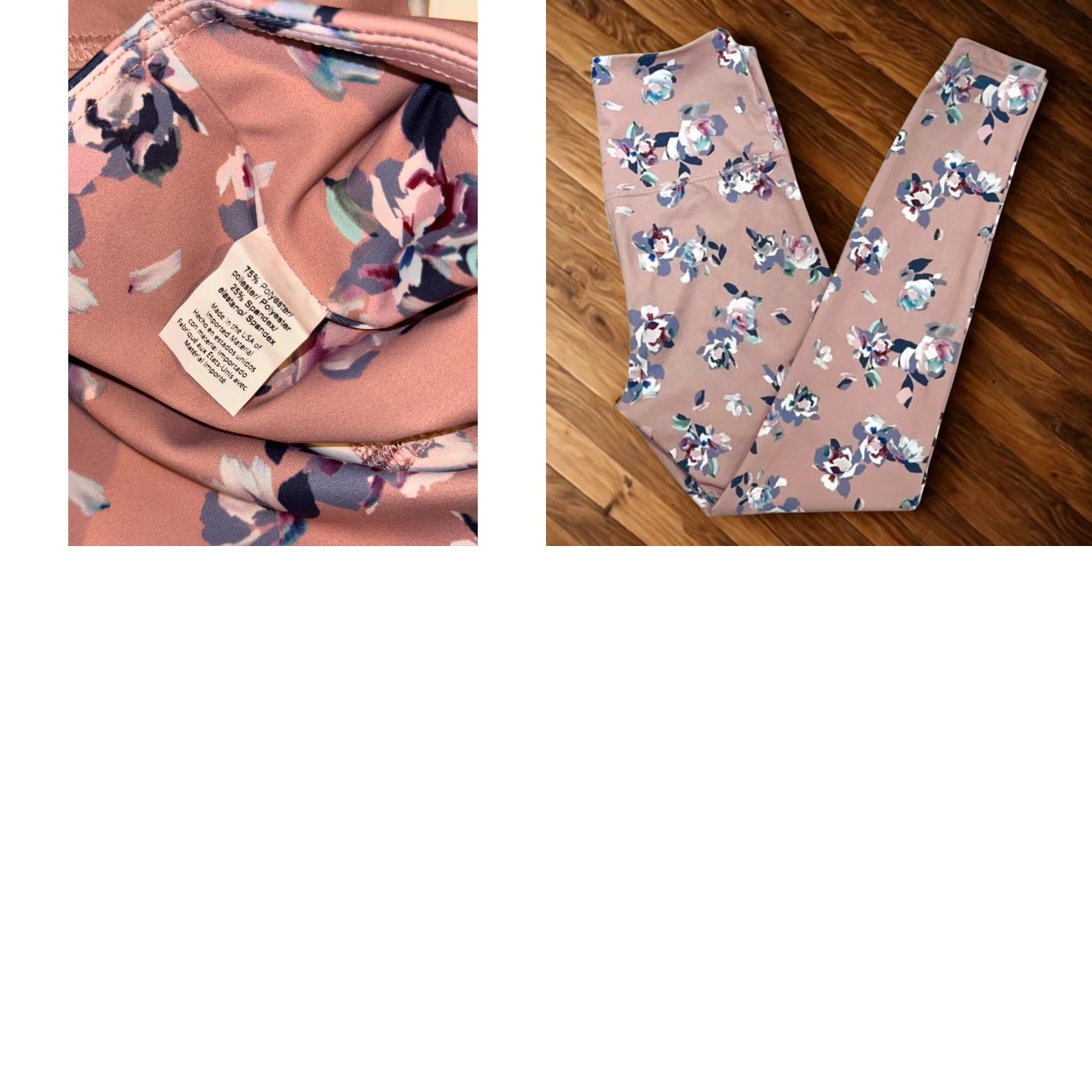 Beyond Yoga Beyond Yoga Olympus High Rise Legging Impressionist Floral Blush L Women Fitness Activewear Size 36" / US 14 / IT 50 - 10 Thumbnail