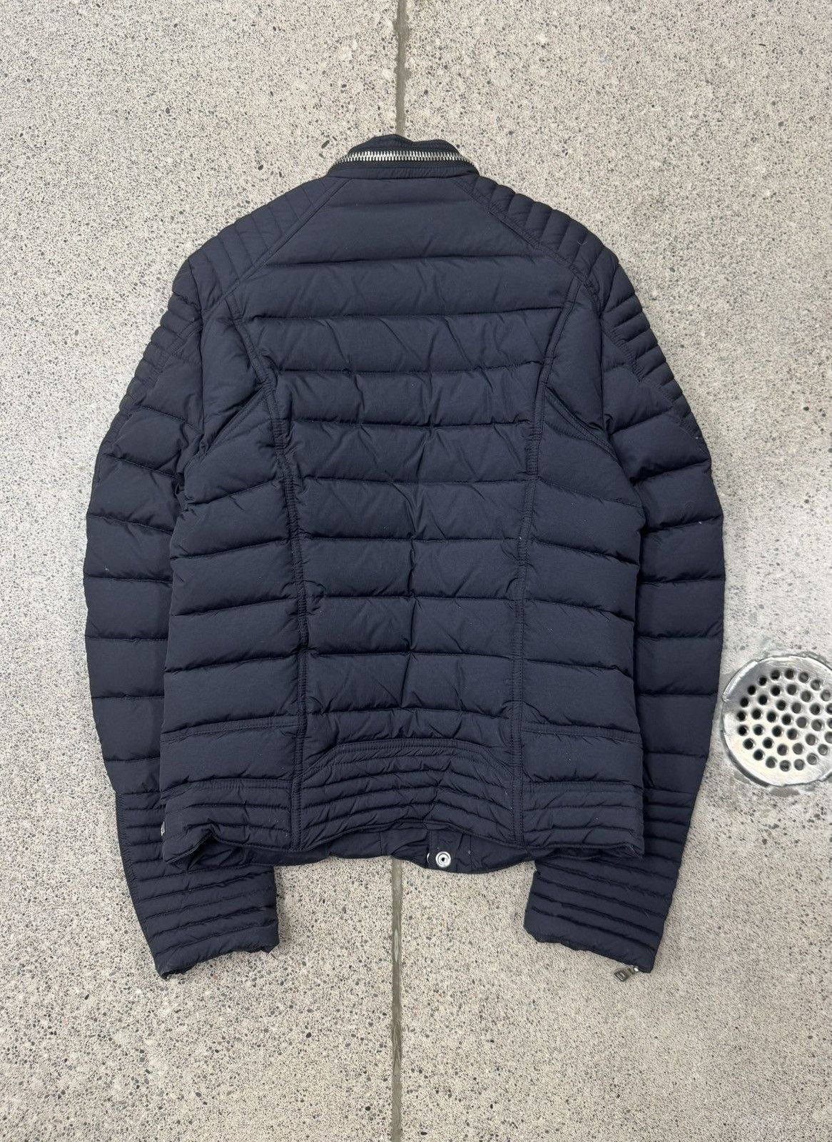 Balmain Balmain Moto-Zip Black Puffer Jacket Size US XS / EU 42 / 0 - 4 Thumbnail