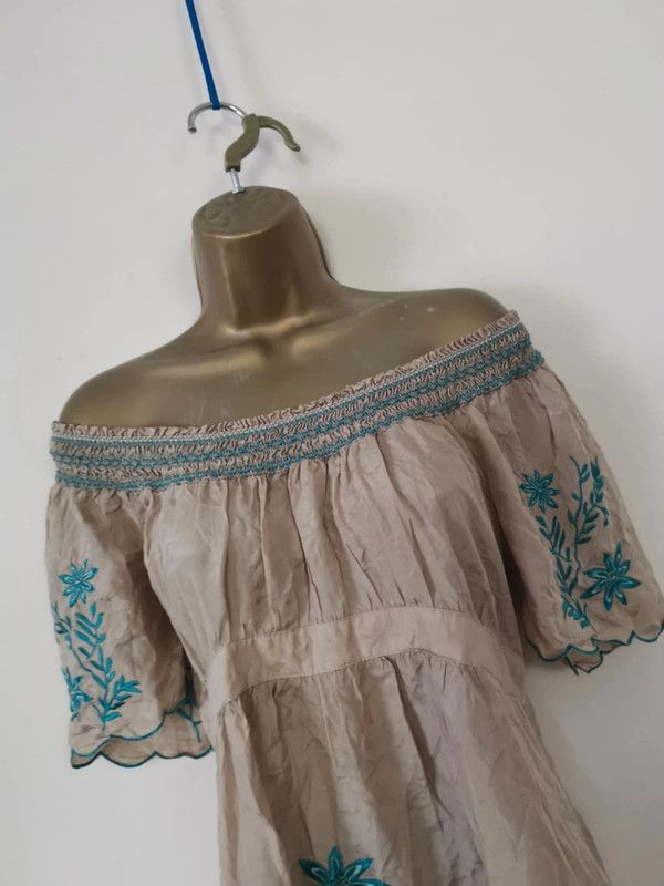 Vintage Vintage off the shoulder top Size M / US 6-8 / IT 42-44 - 2 Thumbnail