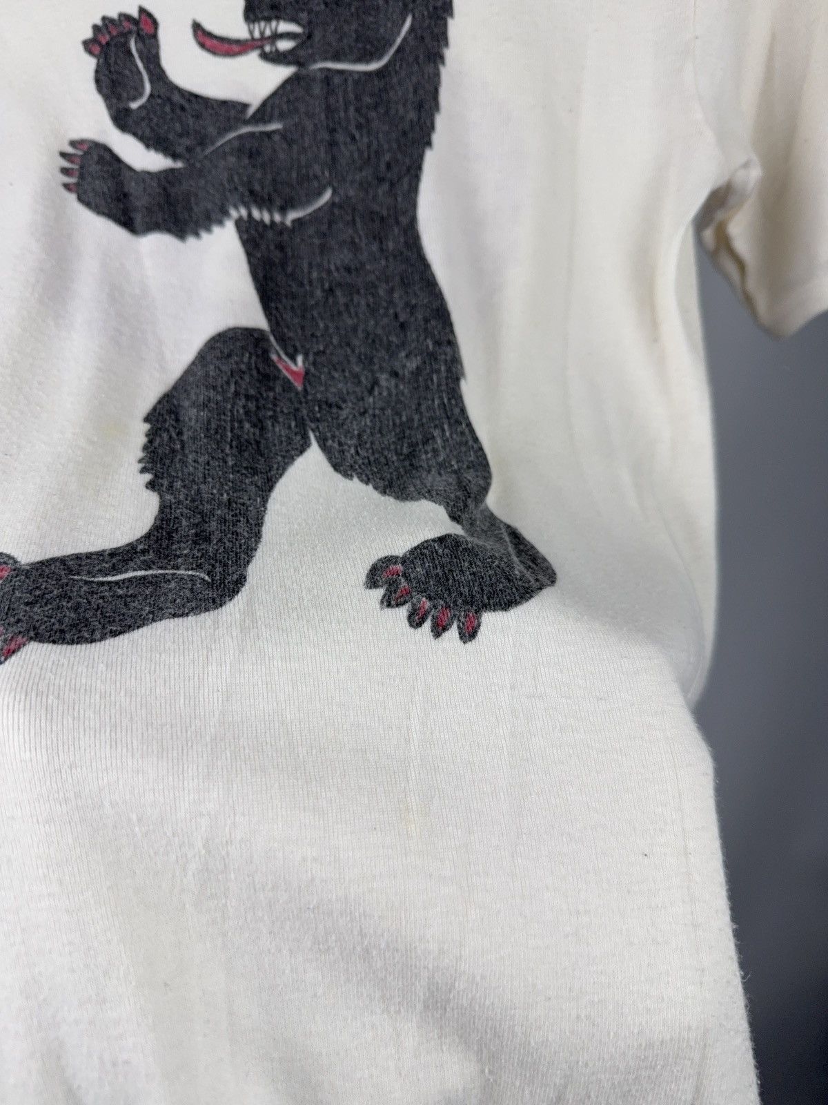 Vintage Retro 80s Vintage Bear Graphic Rare T-Shirt Single Stitch Size US M / EU 48-50 / 2 - 17 Thumbnail