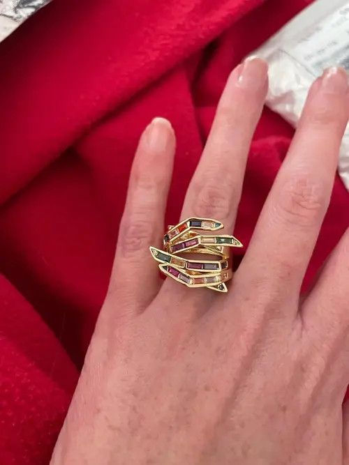 Japanese Brand Creative Prayer Hand Rings y2k streetwear style Size ONE SIZE - 2 Thumbnail