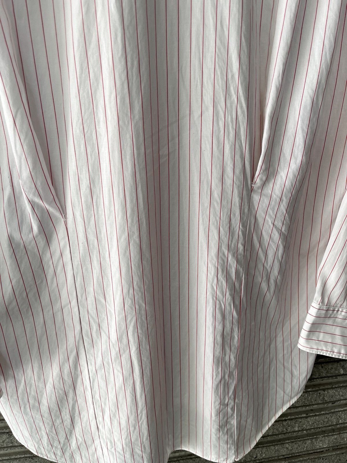 Comme des Garcons Homme Deux COMME des GARÇONS Homme Deux Vintage Striped Shirt Size US M / EU 48-50 / 2 - 6 Thumbnail