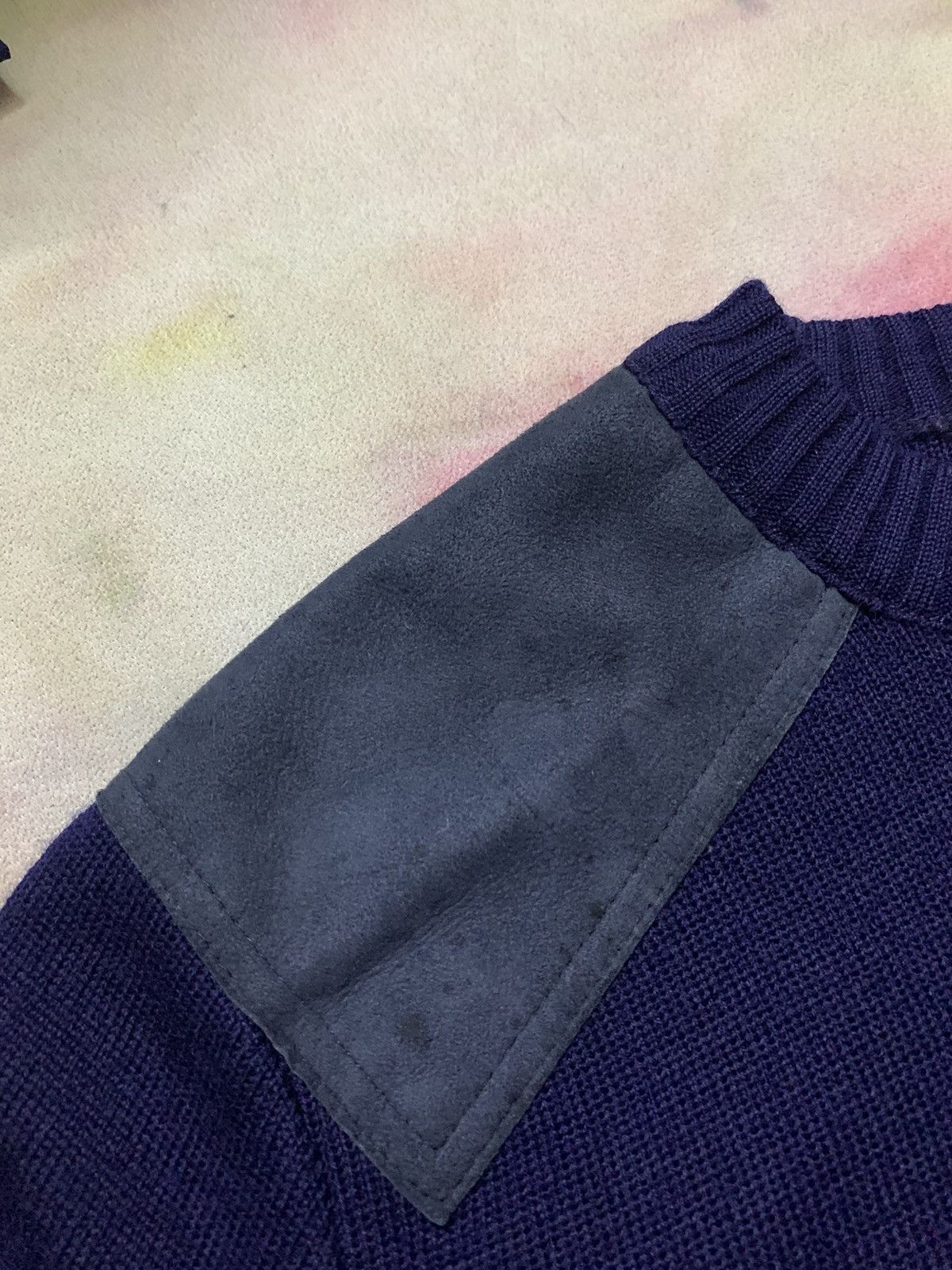 Burberry Prorsum Vintage 80’s Burberrys Knit Jumper Navy Size US M / EU 48-50 / 2 - 6 Thumbnail