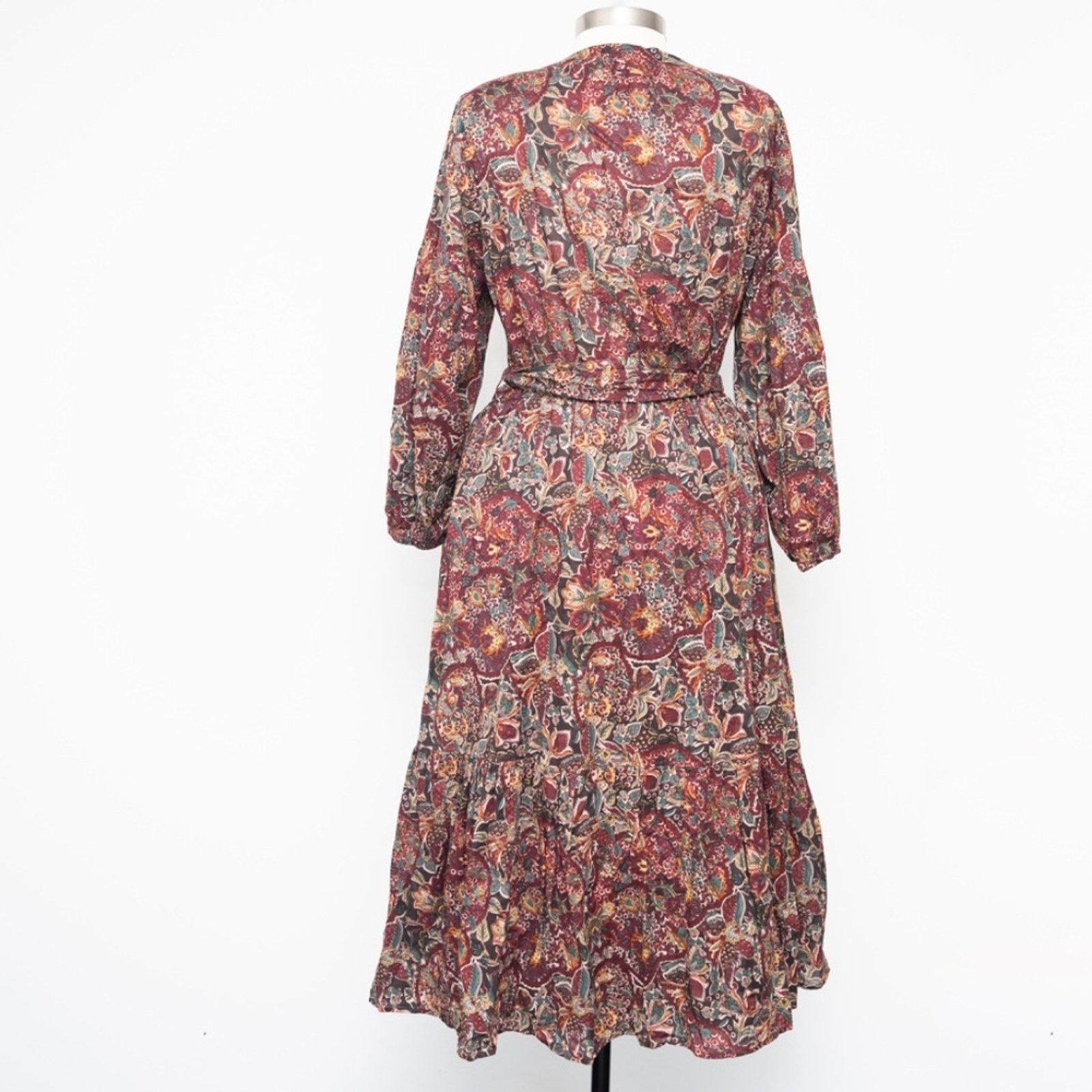 Lauren Ralph Lauren Lauren Ralph Lauren. Petite Floral Belted Cotton Dress. Size XL / US 12-14 / IT 48-50 - 2 Thumbnail