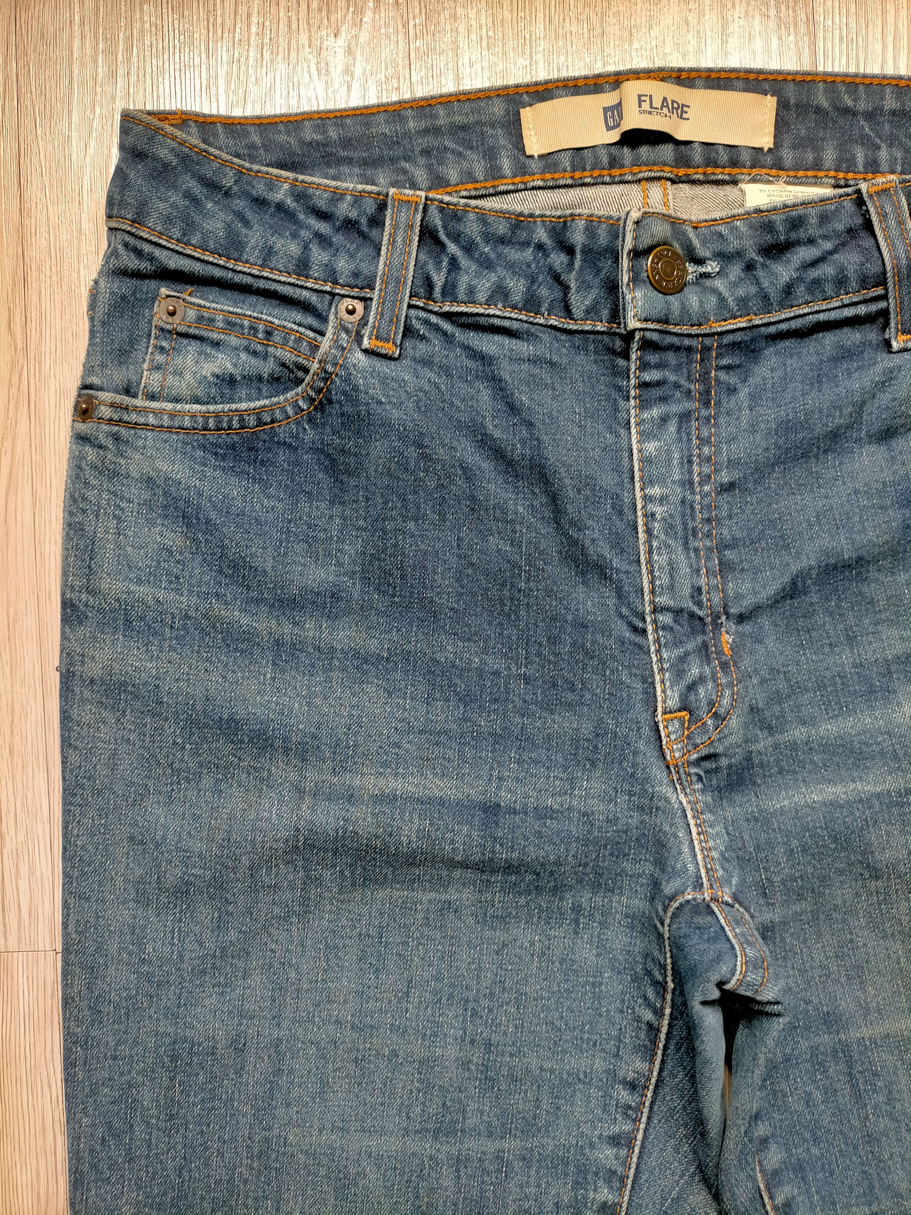 Gap GAP Flare Stretch Boot cut Blue Jeans Size US 30 / EU 46 - 4 Thumbnail