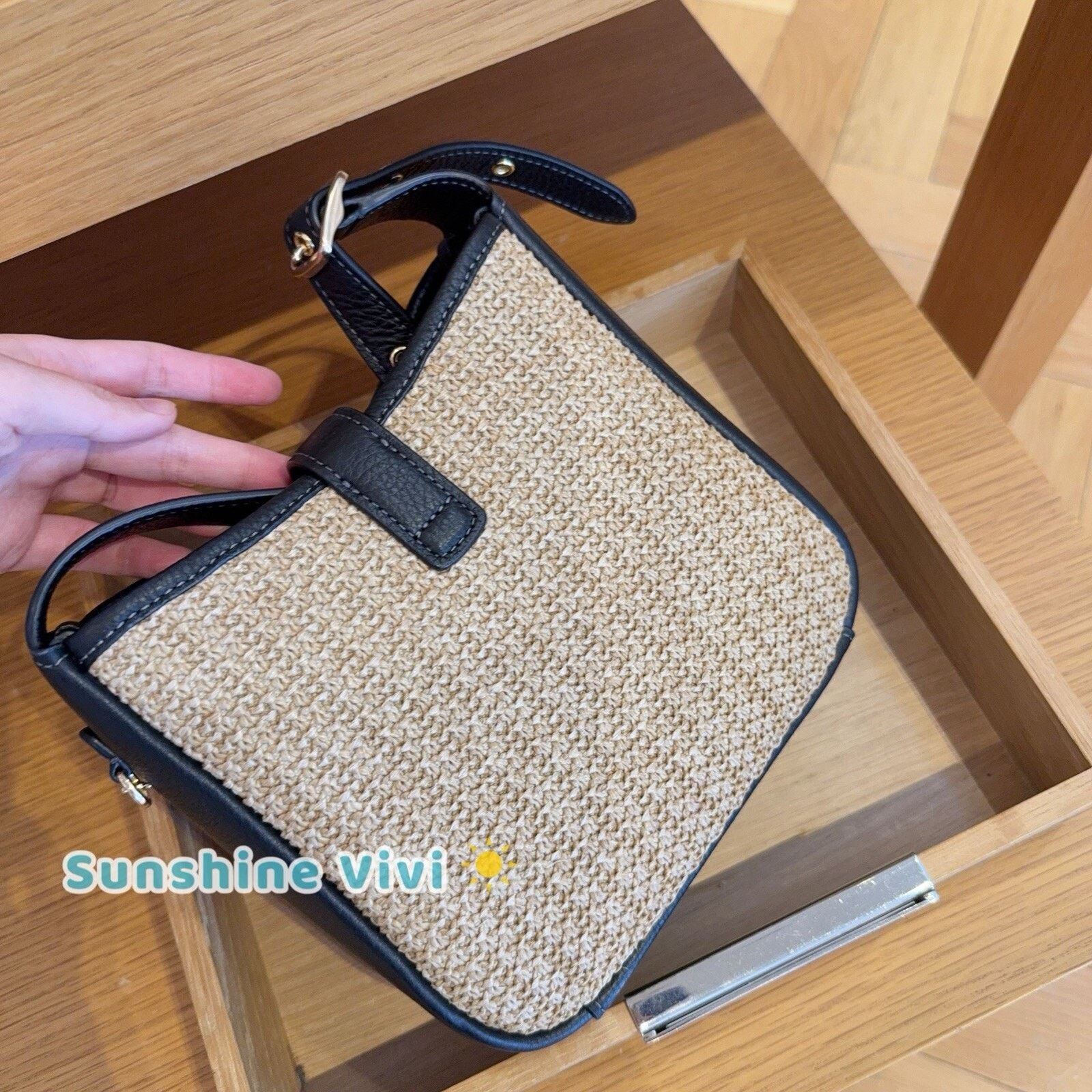 Coach NWT Coach Hadley Mini Crossbody Bag CAL61 Im/Toast/Black Size ONE SIZE - 3 Thumbnail